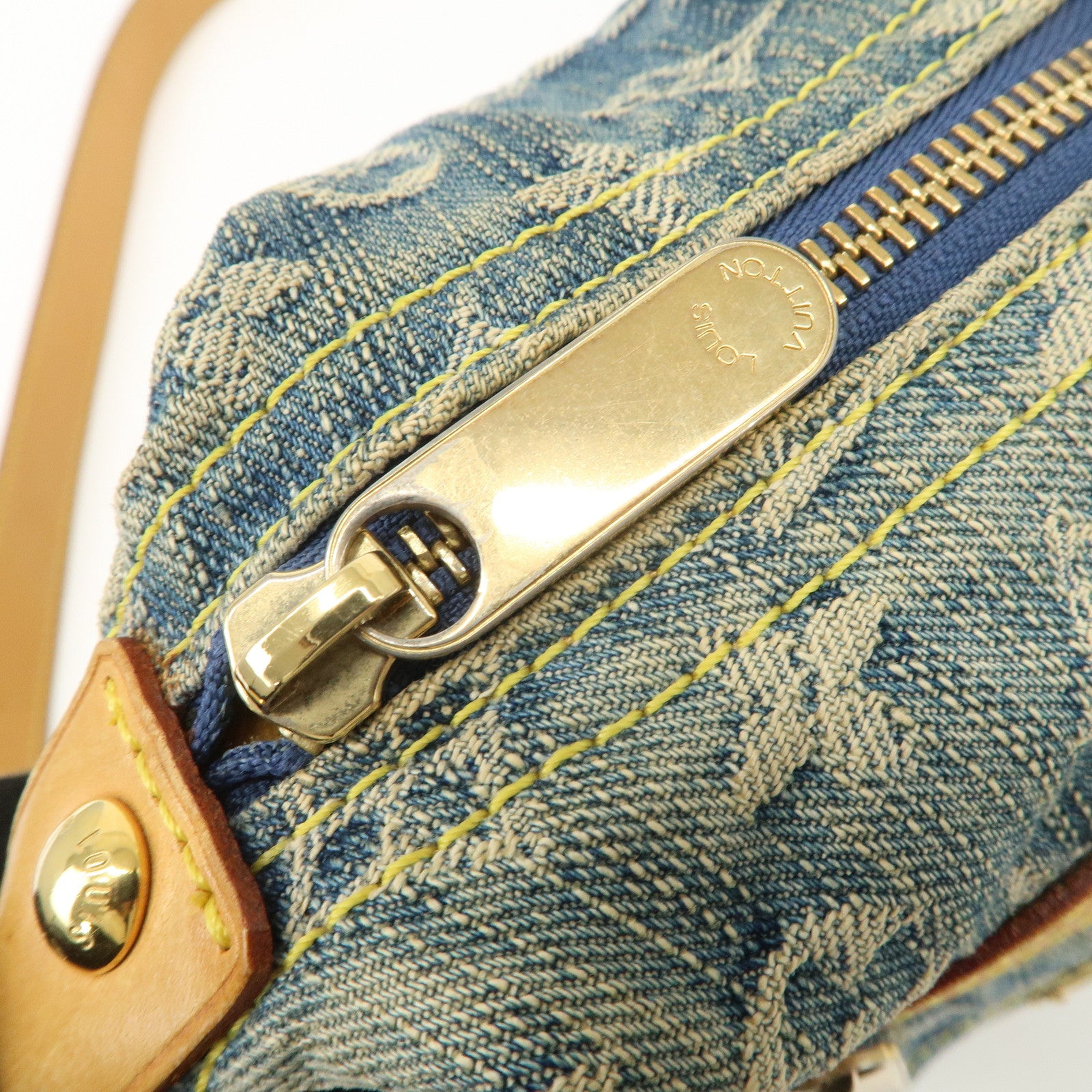 Louis Vuitton Monogram Denim Baggy PM 2Way Shoulder Bag M95049