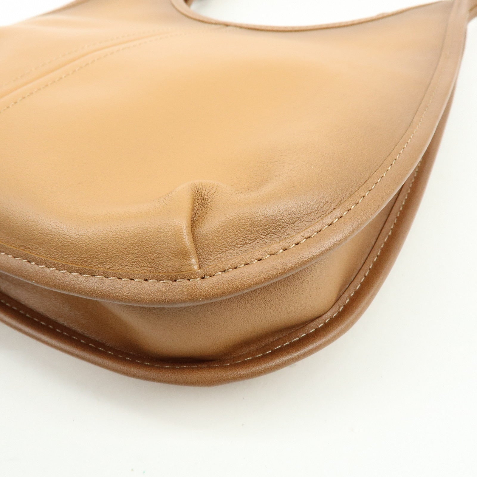 COACH Ergo Leather Shoulder Bag Hand Bag Brown Gradation