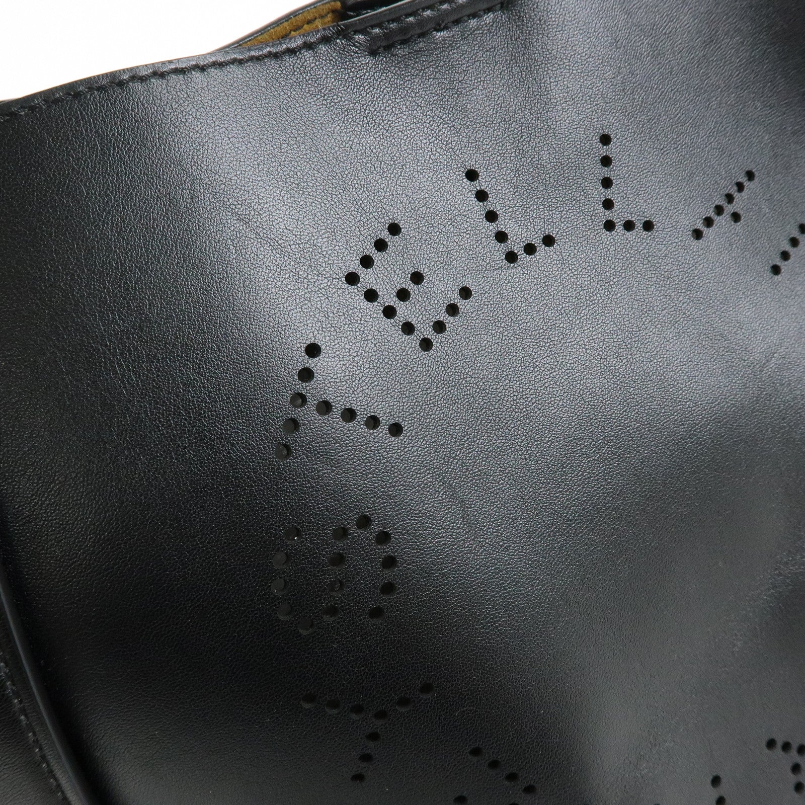 STELLA MCCARTNEY Leather 2Way Hand Bag Shoulder Bag Black