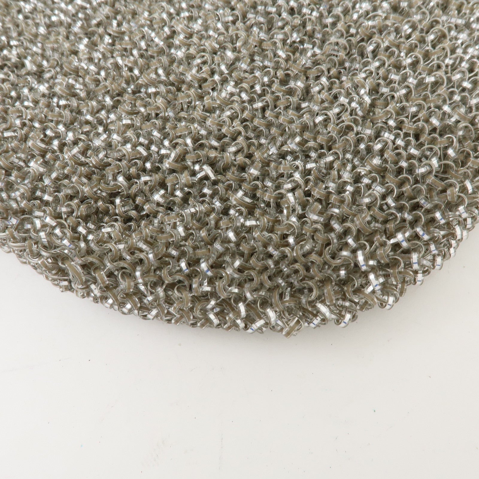 ANTEPRIMA PVC Wire Bag PVC 2Way Bag Hand Bag Shoulder Bag Silver