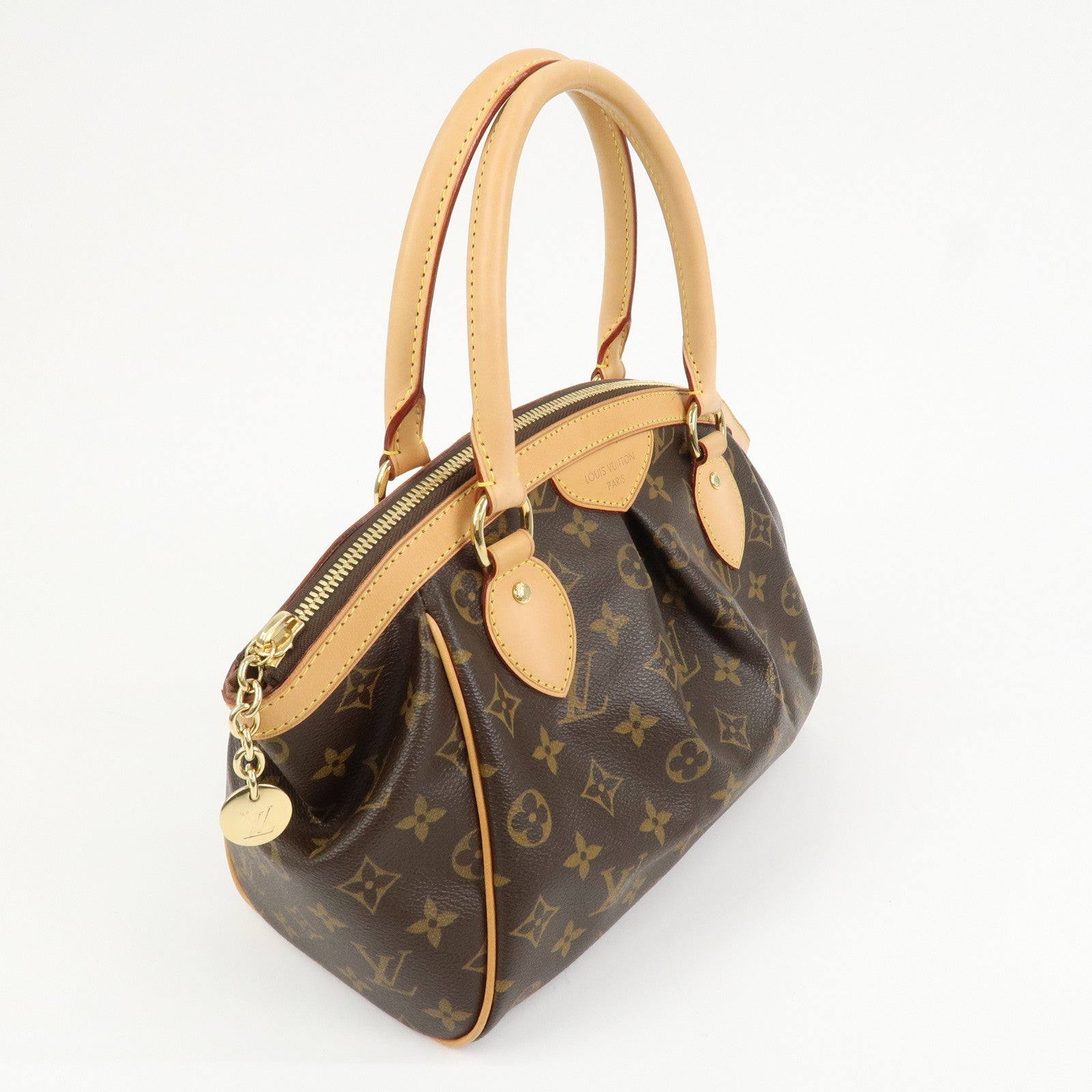 Louis Vuitton Monogram Tivoli PM Hand Bag Shoulder Bag Brown M40143