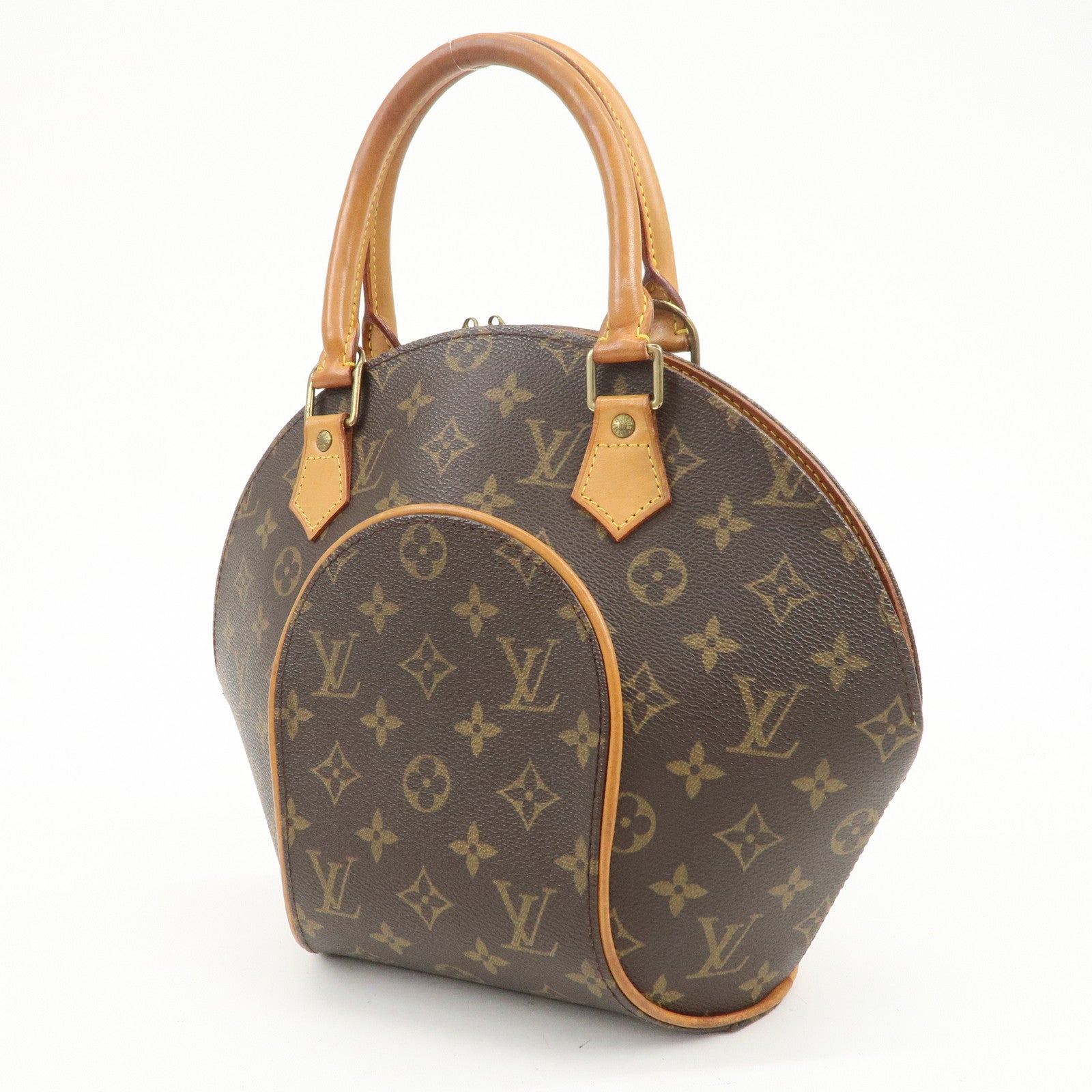 Louis Vuitton Monogram Ellipse PM Hand Bag Brown M51127