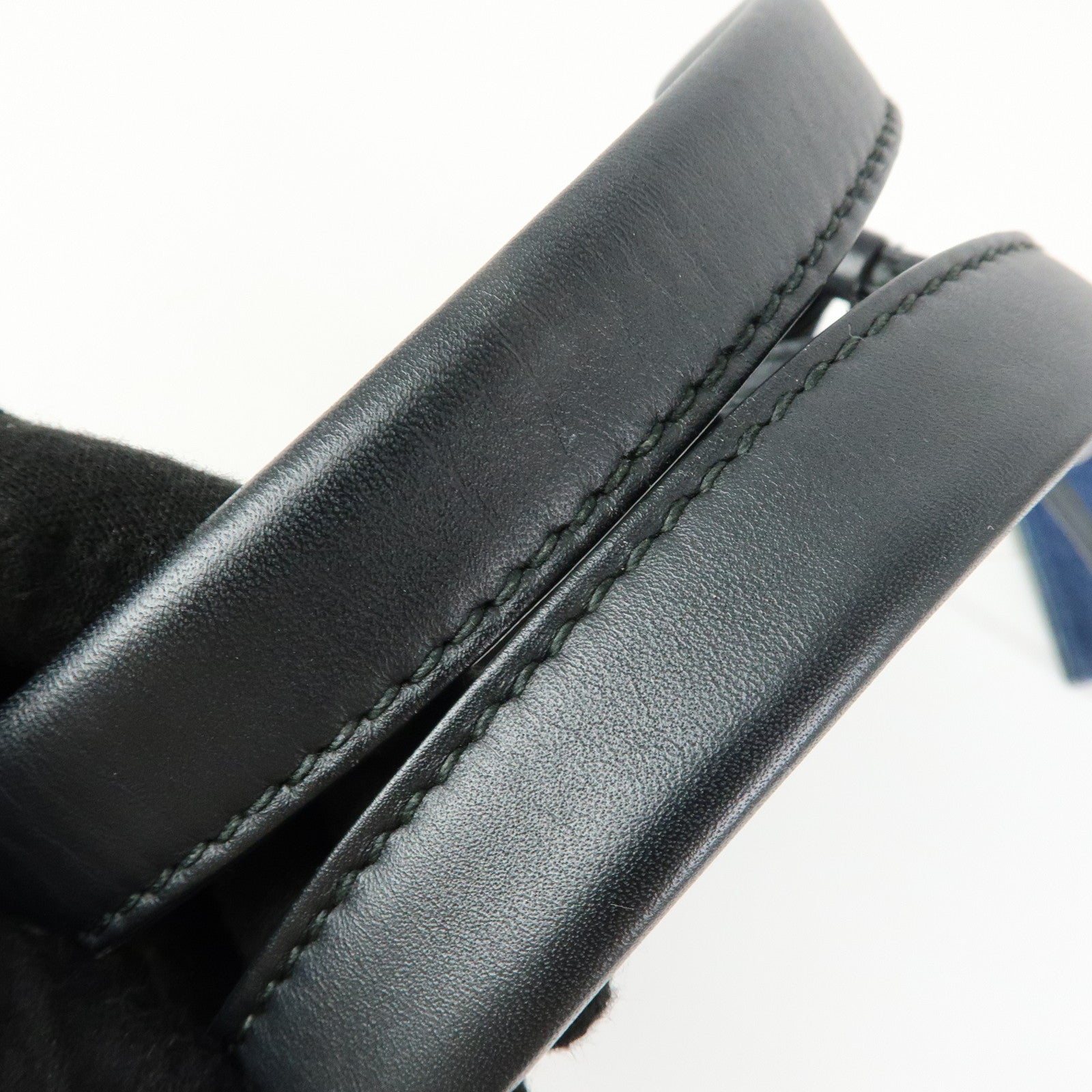 BALENCIAGA Baby Cabas Denim 2Way Bag Hand Shoulder Bag Blue Black