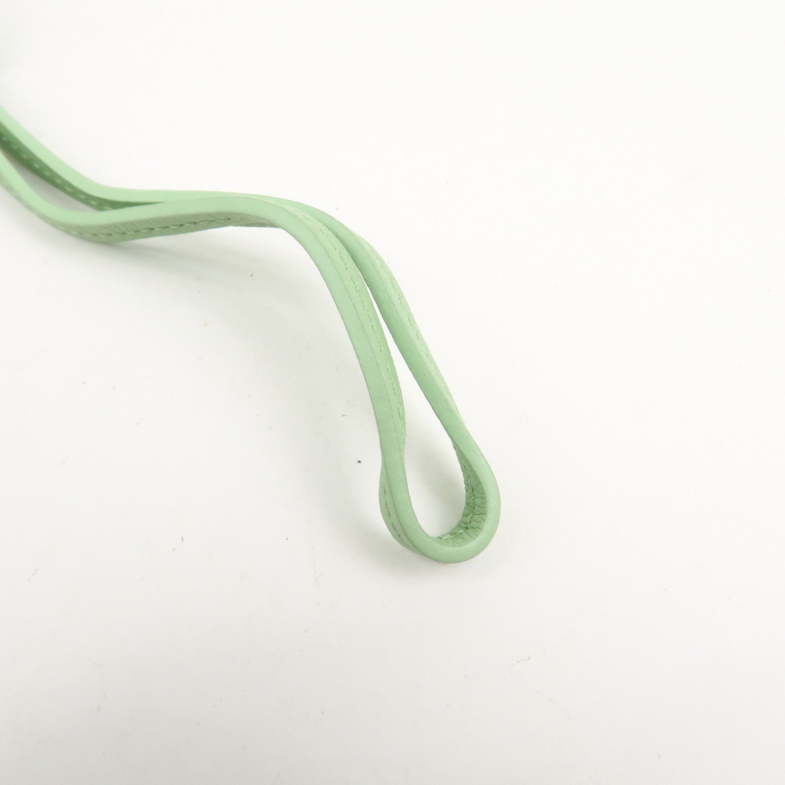 LOEWE Suna Fujita Calf Leather Felt Elephant Bag Charm Gray