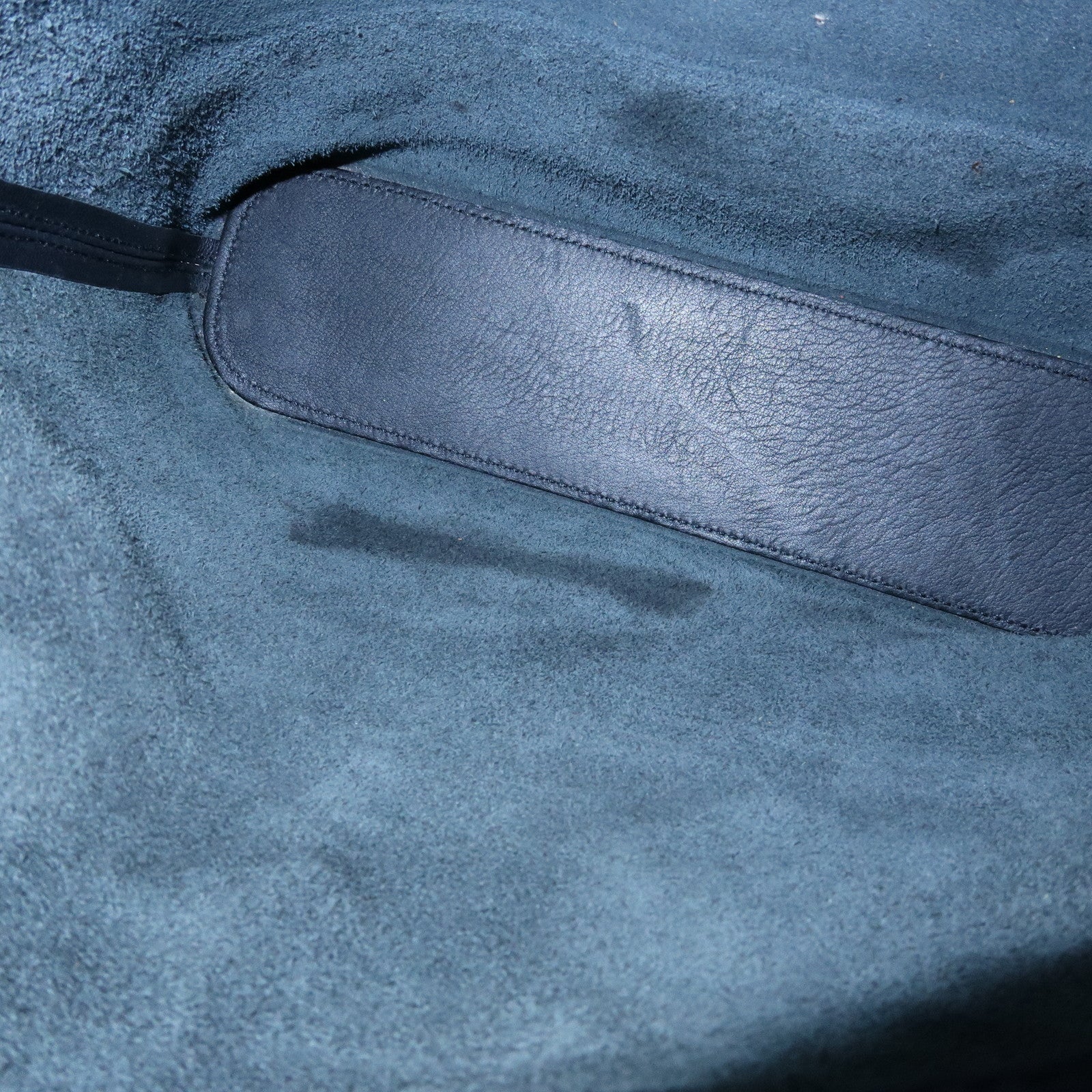 LOEWE Logo Leather Shoulder Bag Hand Bag Black