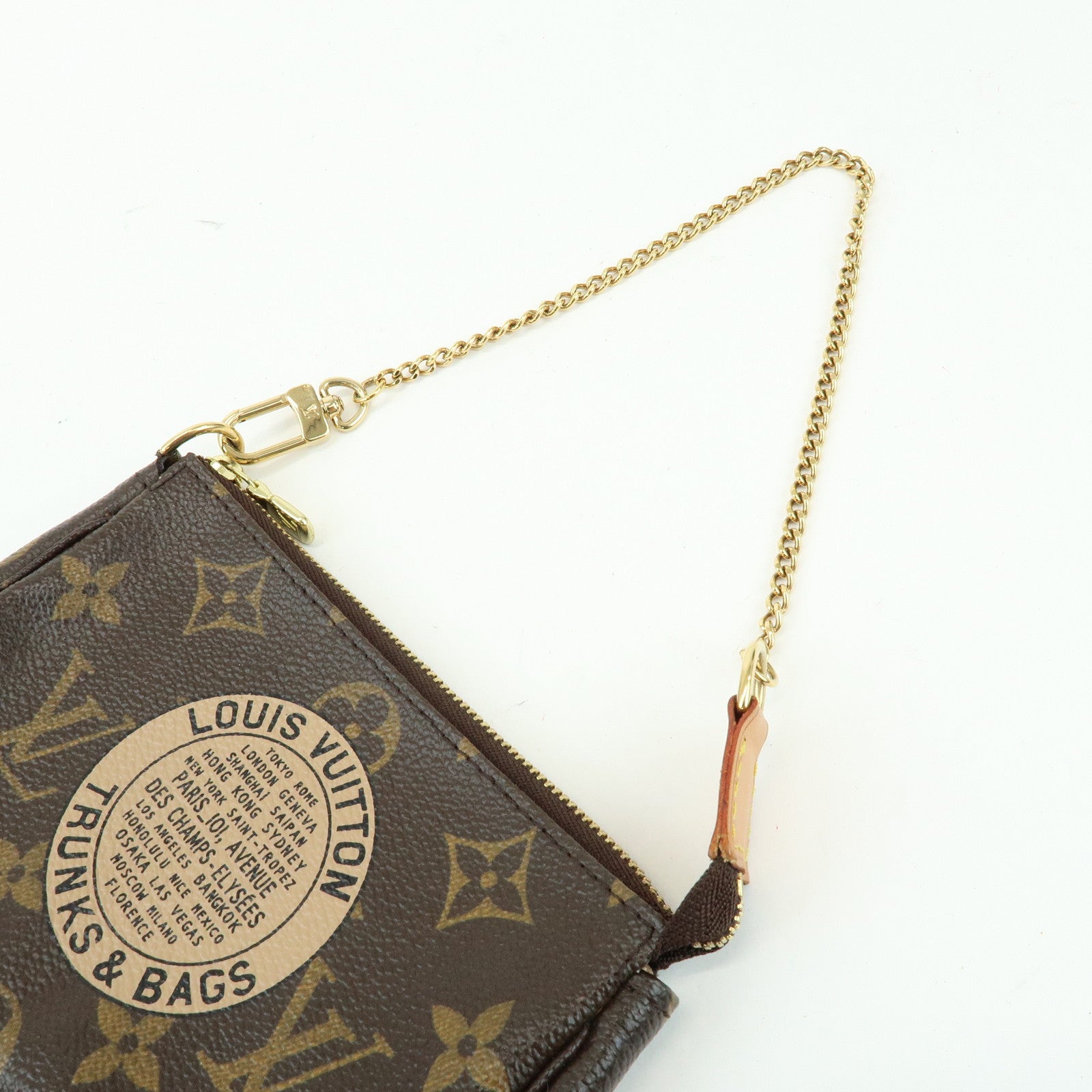 Louis Vuitton Monogram T&B Mini Pochette Accessoires Pouch M60153