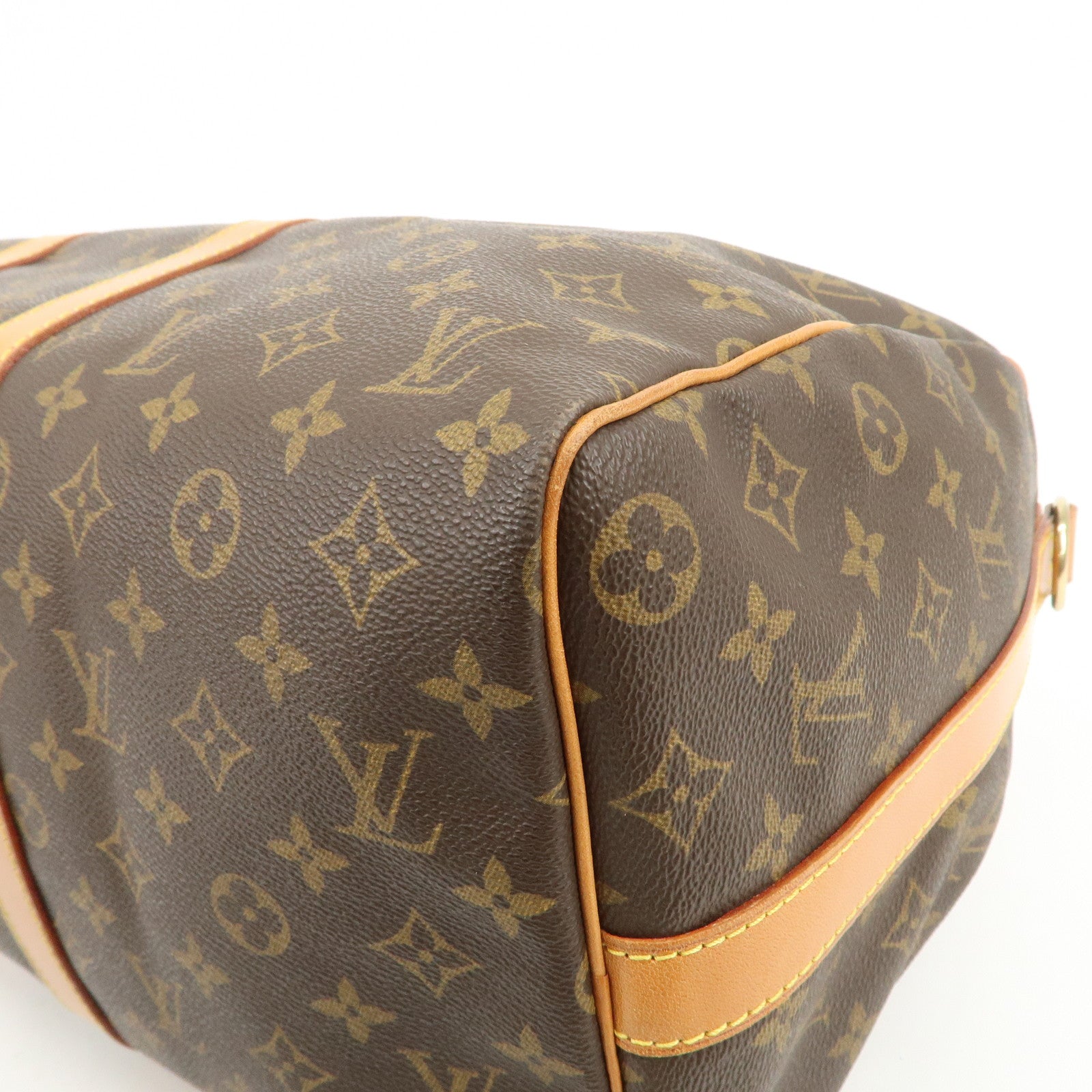 Louis Vuitton Monogram Keep All Bandouliere 45 Boston Bag M41418