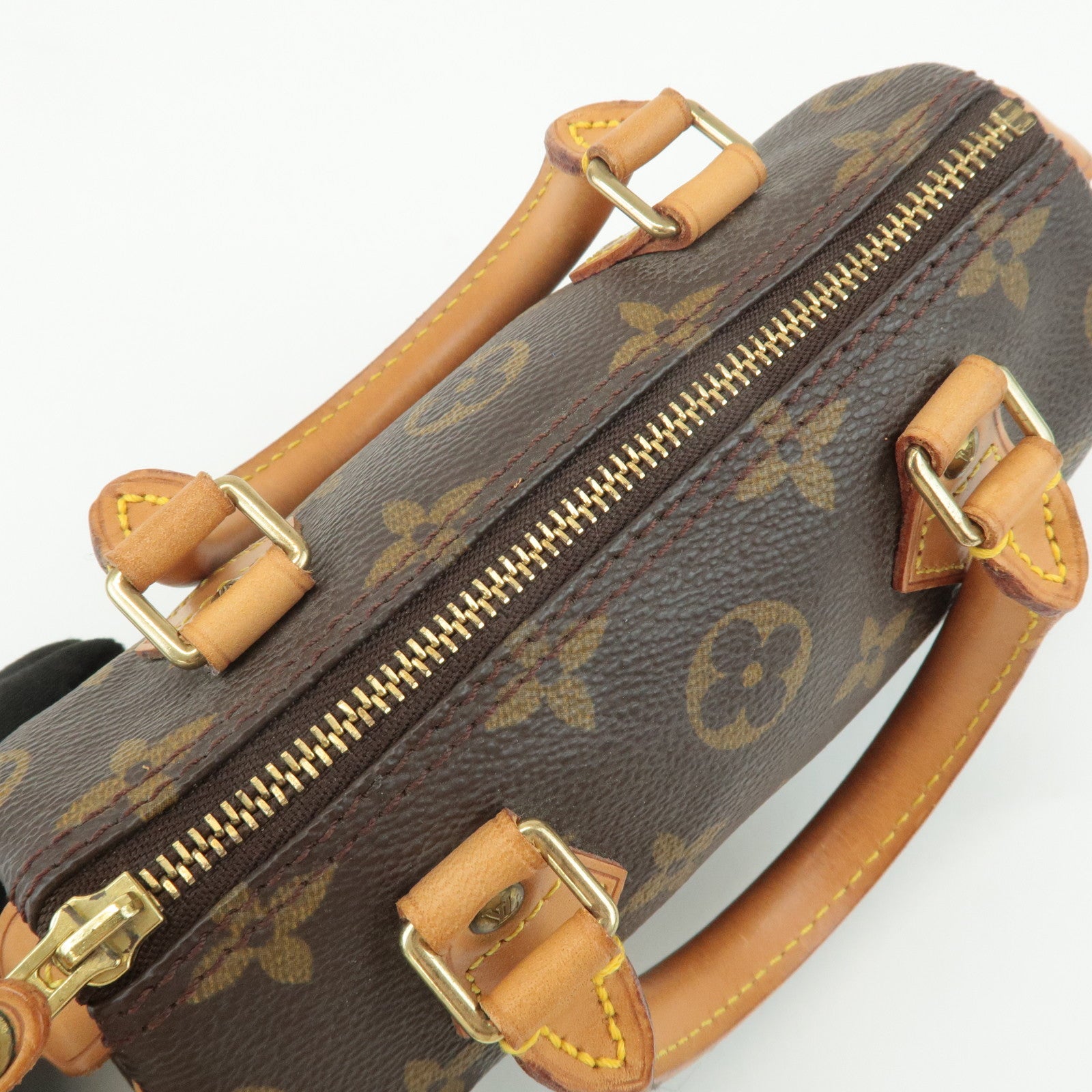 Louis Vuitton Monogram Mini Speedy Hand Bag M41534 Used