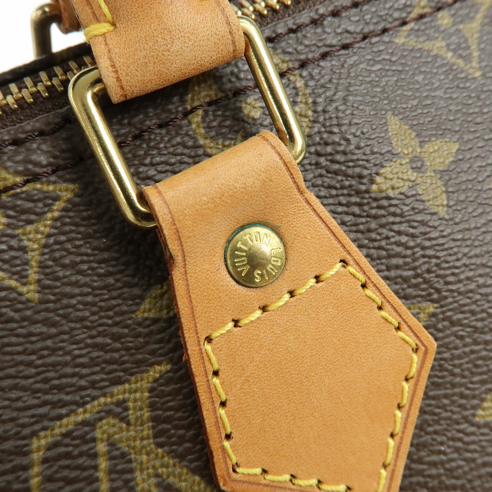 Louis Vuitton Monogram Speedy 25 Boston Bag Hand Bag Brown M41528