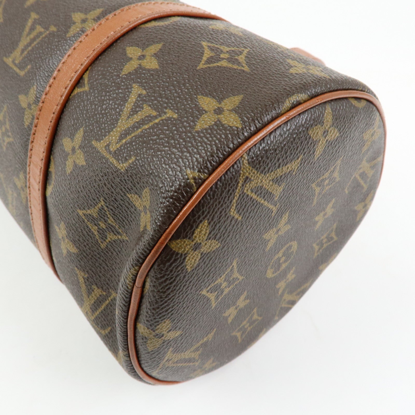 Louis Vuitton Monogram Papillon 30 Hand Bag Brown M51365