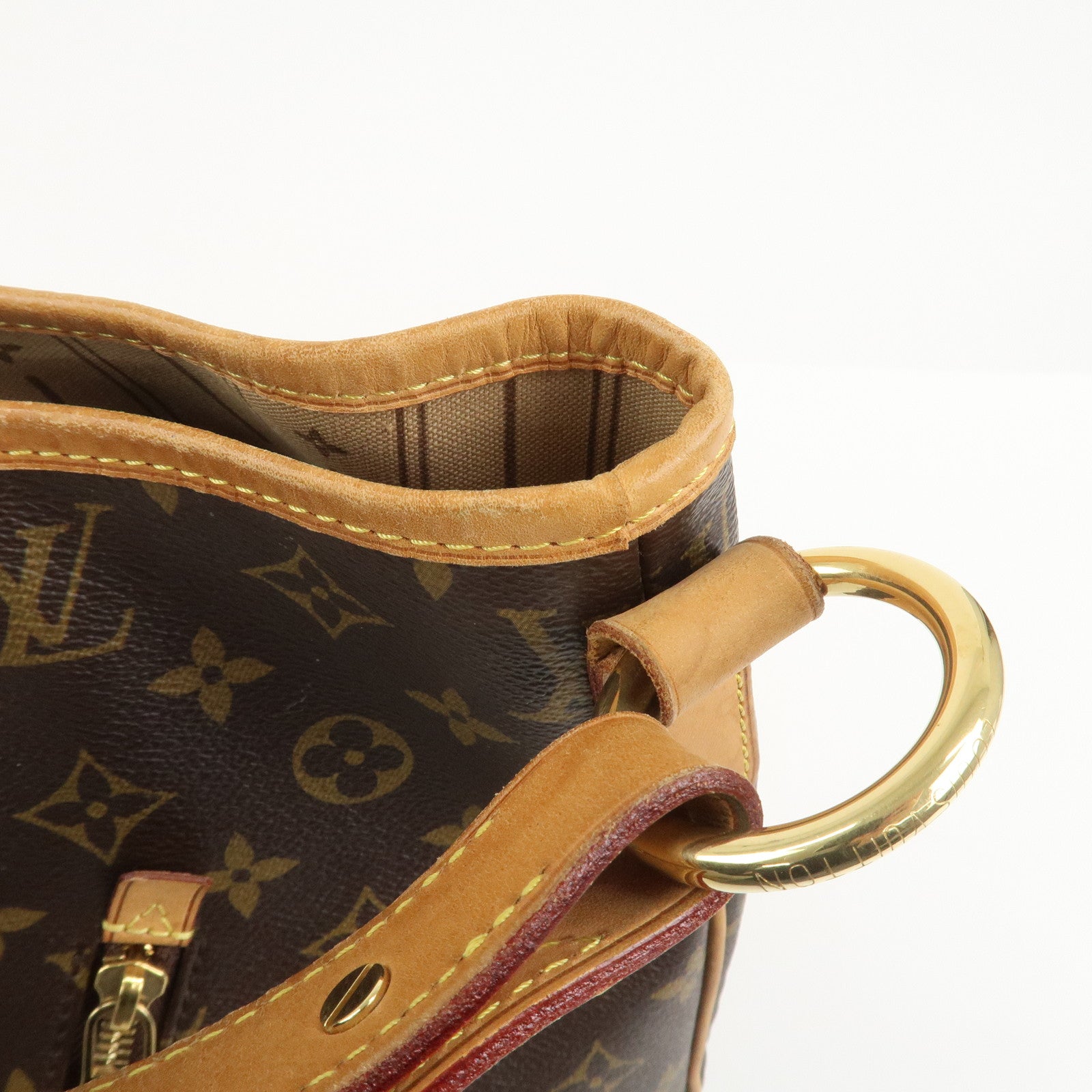 Louis Vuitton Monogram Delightful GM Shoulder Bag Brown M40354