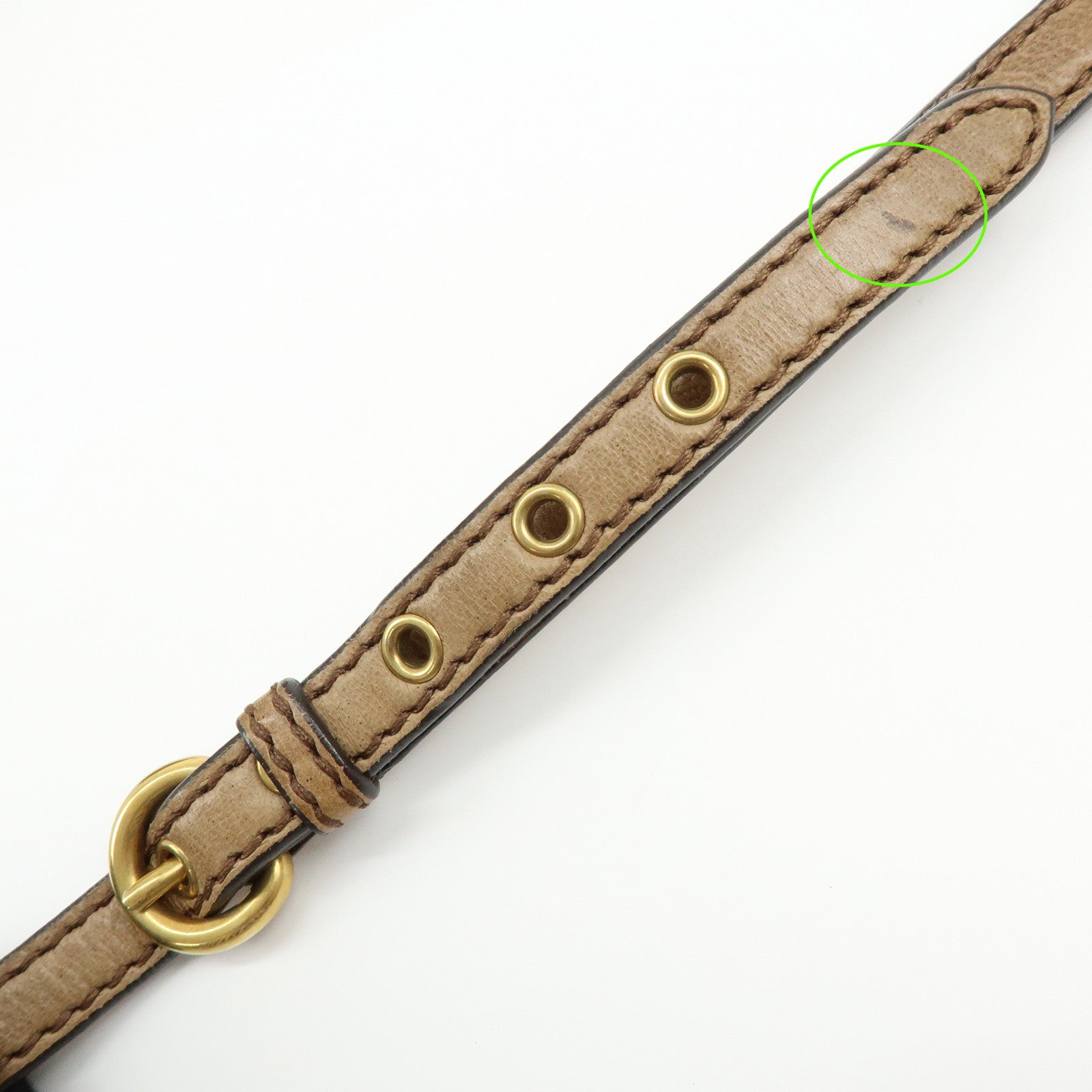 MIU MIU Leather 2Way Bag Hand Bag Shoulder Bag RR1591