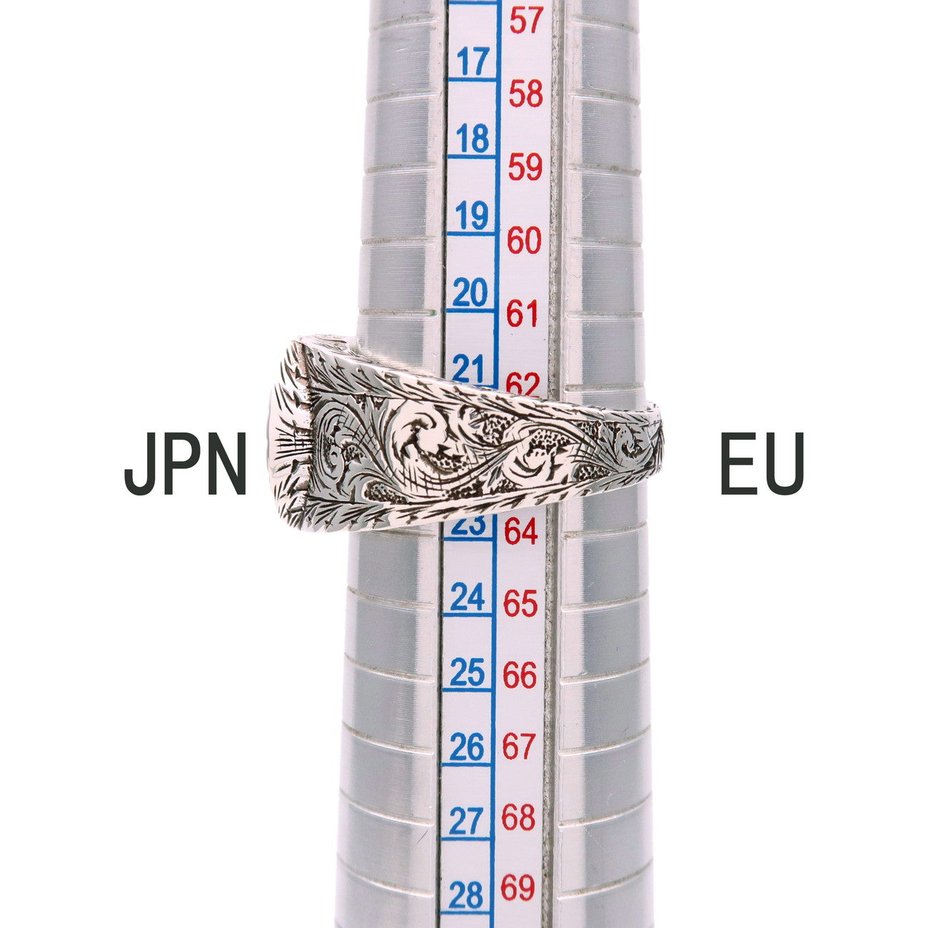 GUCCI Interlocking G Arabesuque Ring SV925 Silver #23 US10.25 EU63