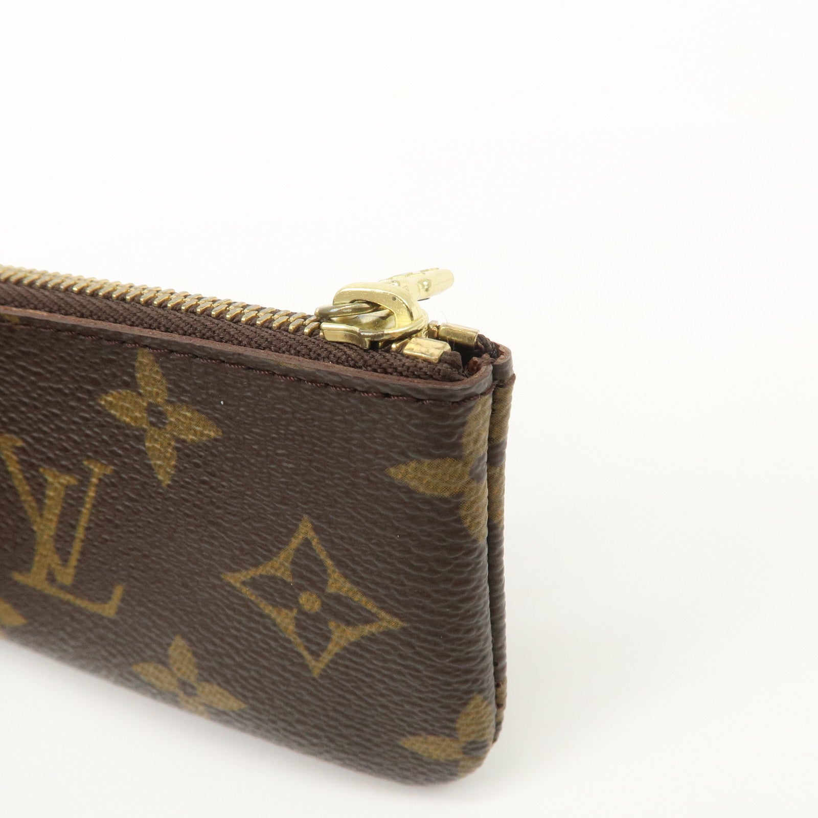 Louis Vuitton Monogram Pochette Cles Coin Case Key Case M62650