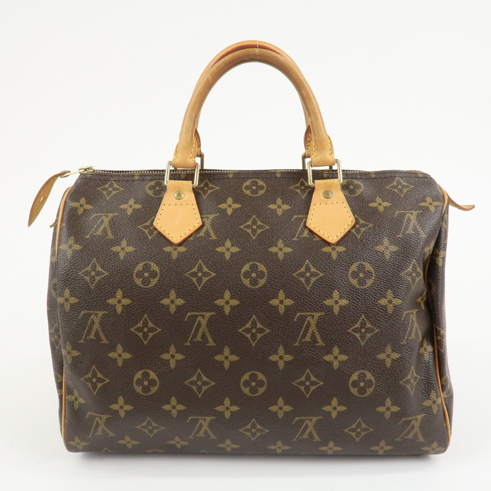 Louis Vuitton Monogram Speedy 30 Boston Bag Hand Bag Brown M41526