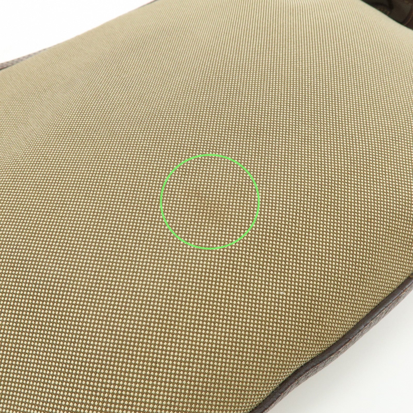 PRADA Logo Jacguard Leather Shoulder Bag Crossbody Bag Brown