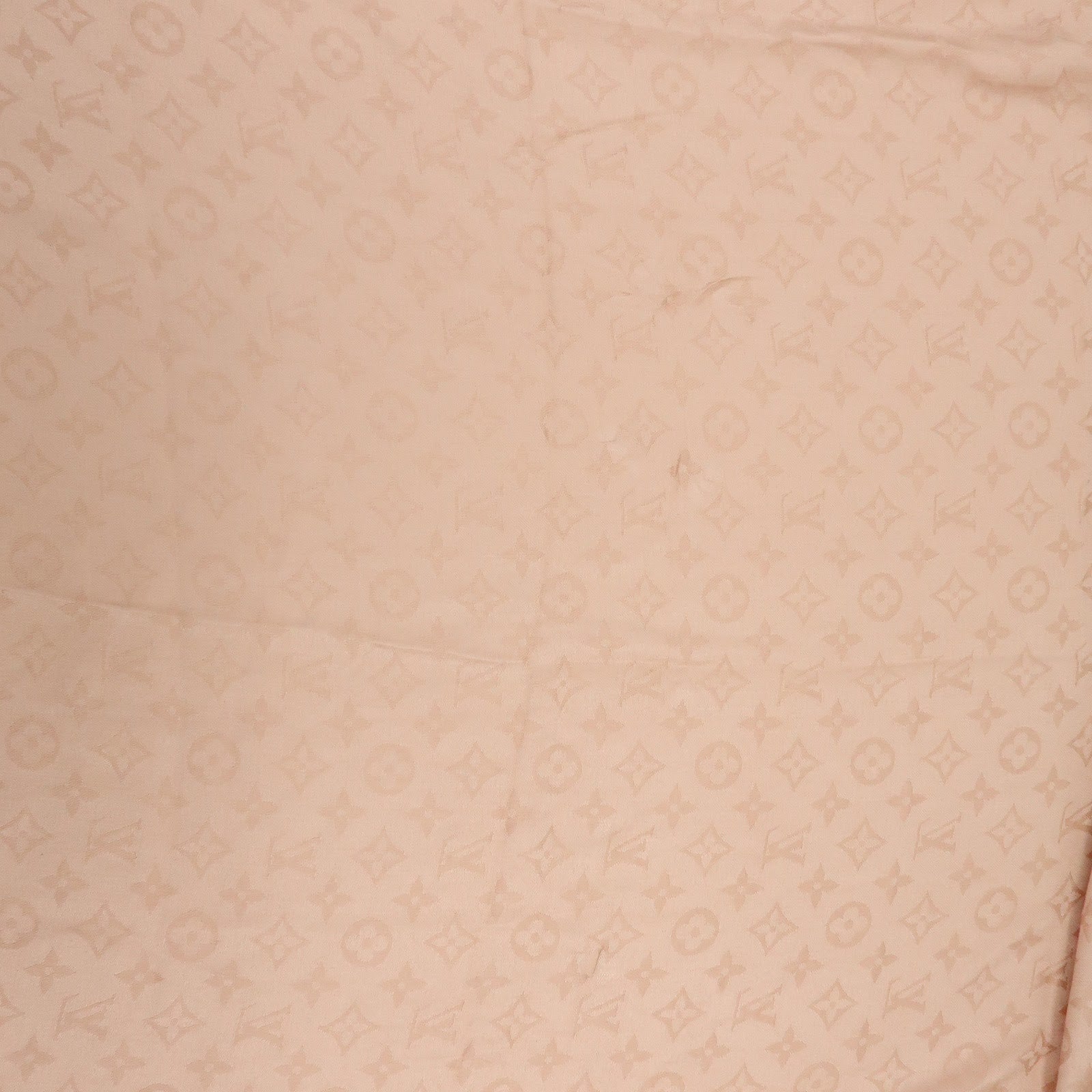 Louis Vuitton Monogram Silk Wook Scarf Shawl Pink 402336