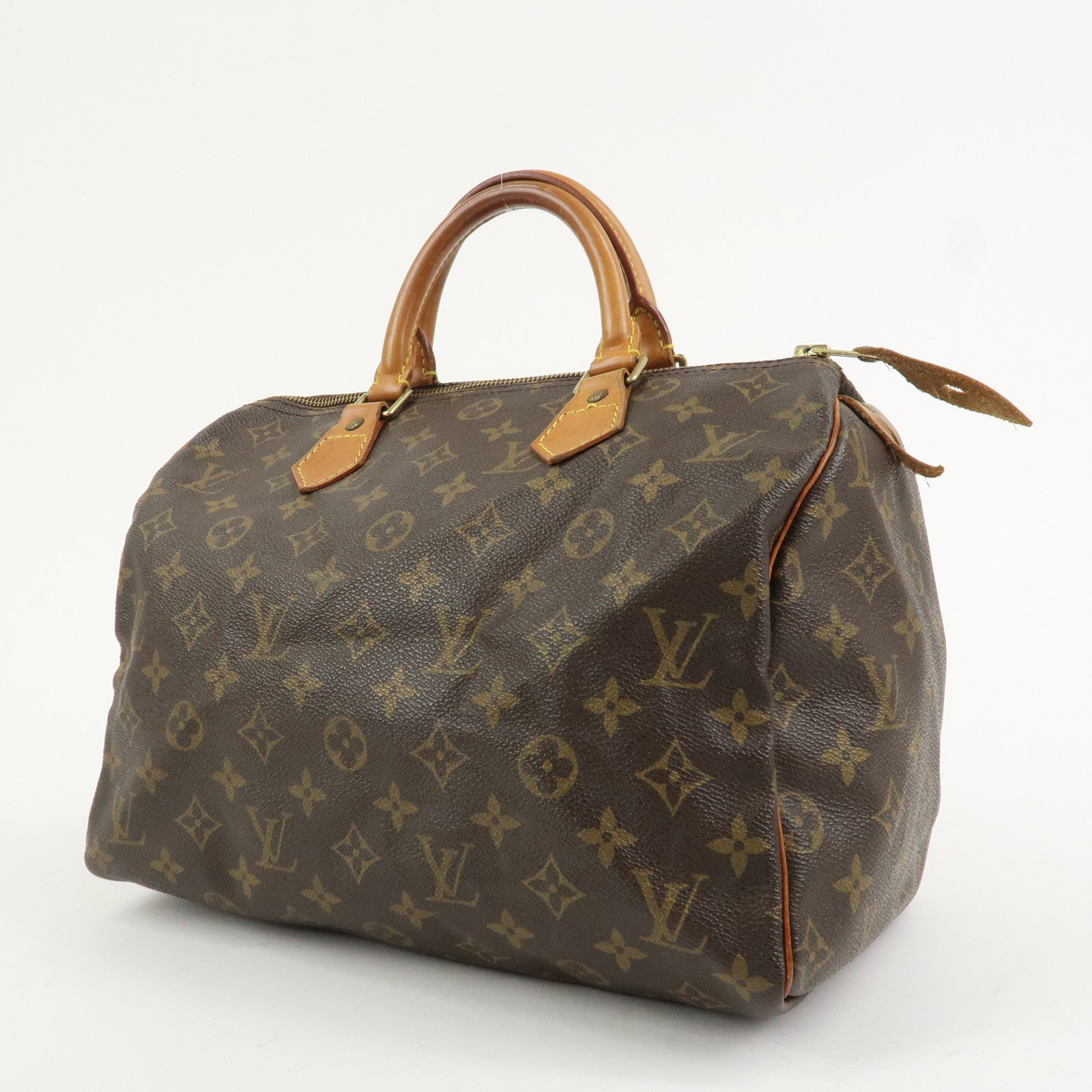 Louis Vuitton Monogram Speedy 30 Boston Bag Hand Bag Brown M41526