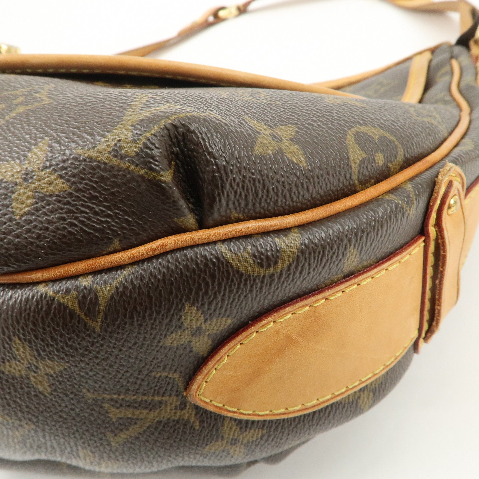 Louis Vuitton Monogram Tulum GM Shoulder Bag Brown M40075 Used