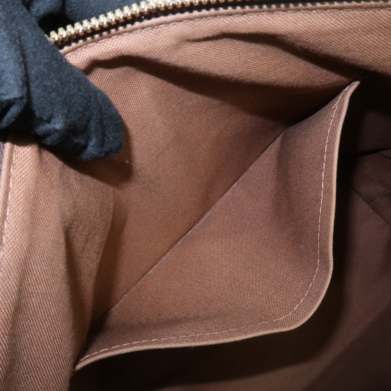 Louis Vuitton Monogram Palermo PM 2Way Bag Hand Bag Brown M40145