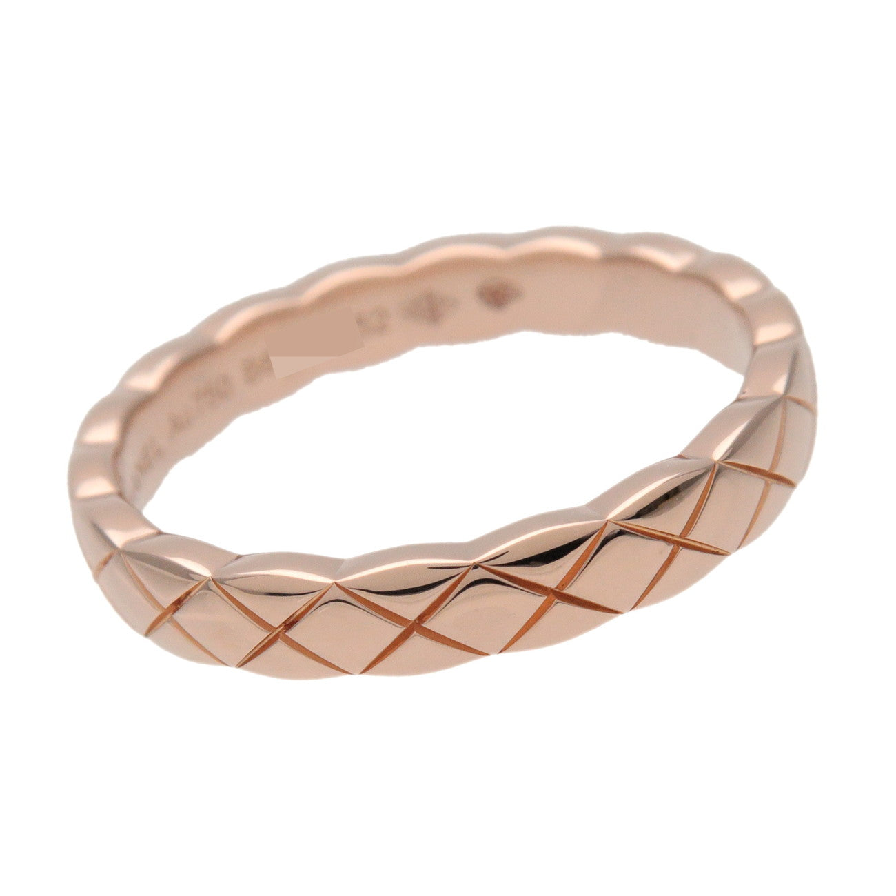 CHANEL COCO Crush Mini Ring Small K18 750PG Rose Gold # US6 J11785