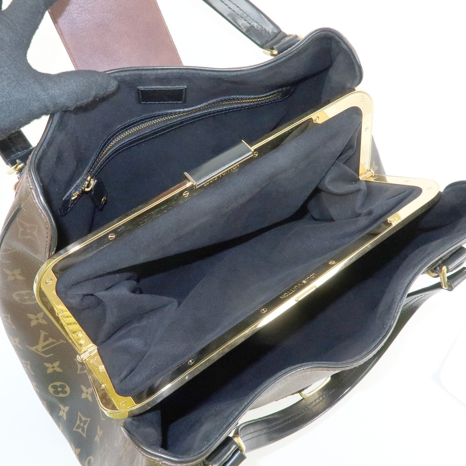 Louis Vuitton Monogram Mirage Griet Canvas Hand Bag Noir M95579