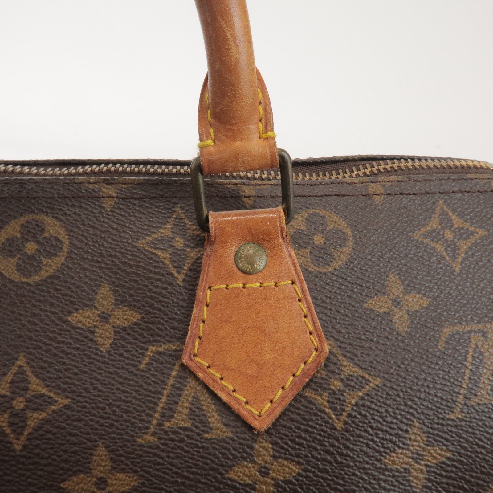 Louis Vuitton Monogram Speedy 30 Boston Bag Hand Bag Brown M41526