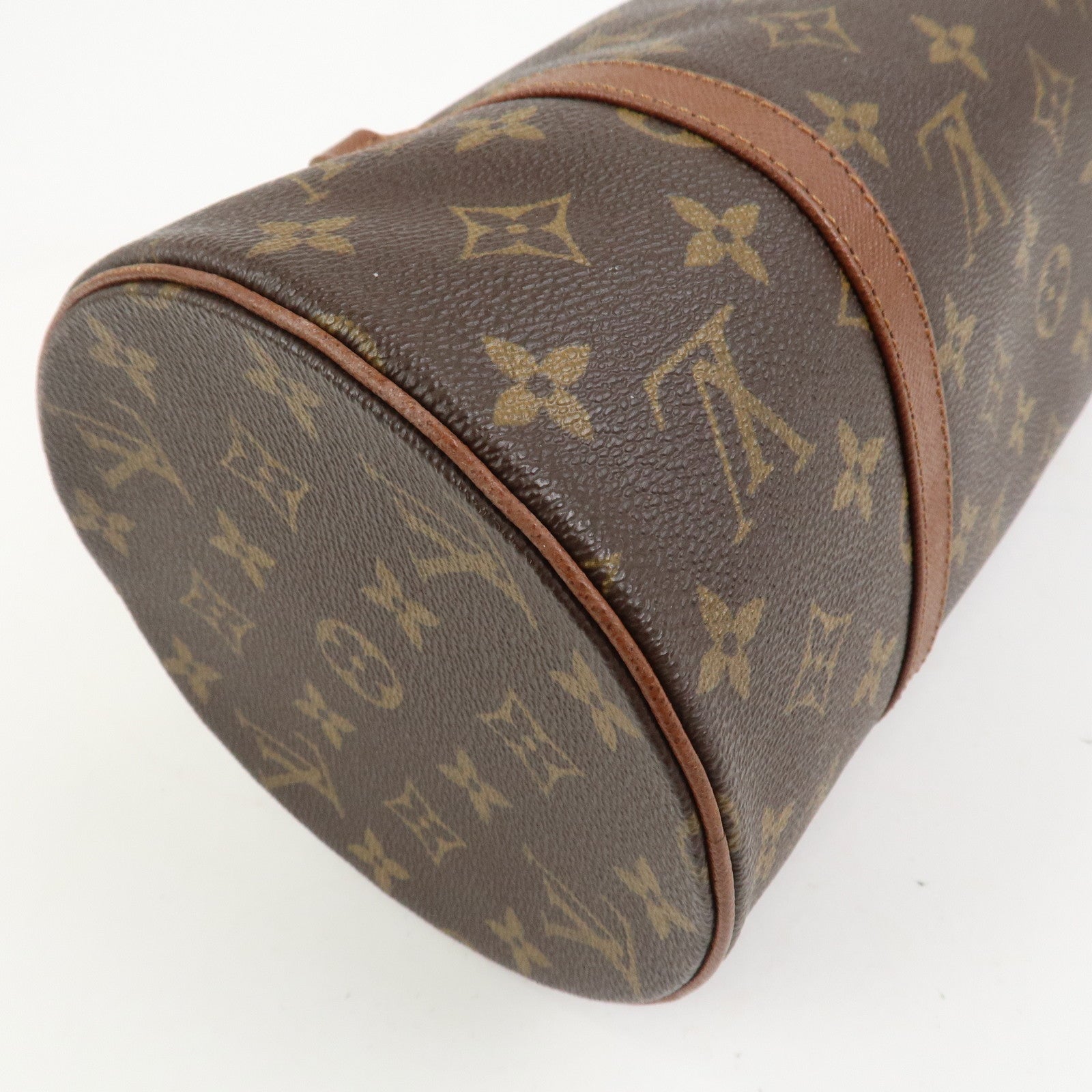 Louis Vuitton Monogram Papillon 30 Hand Bag Brown M51365