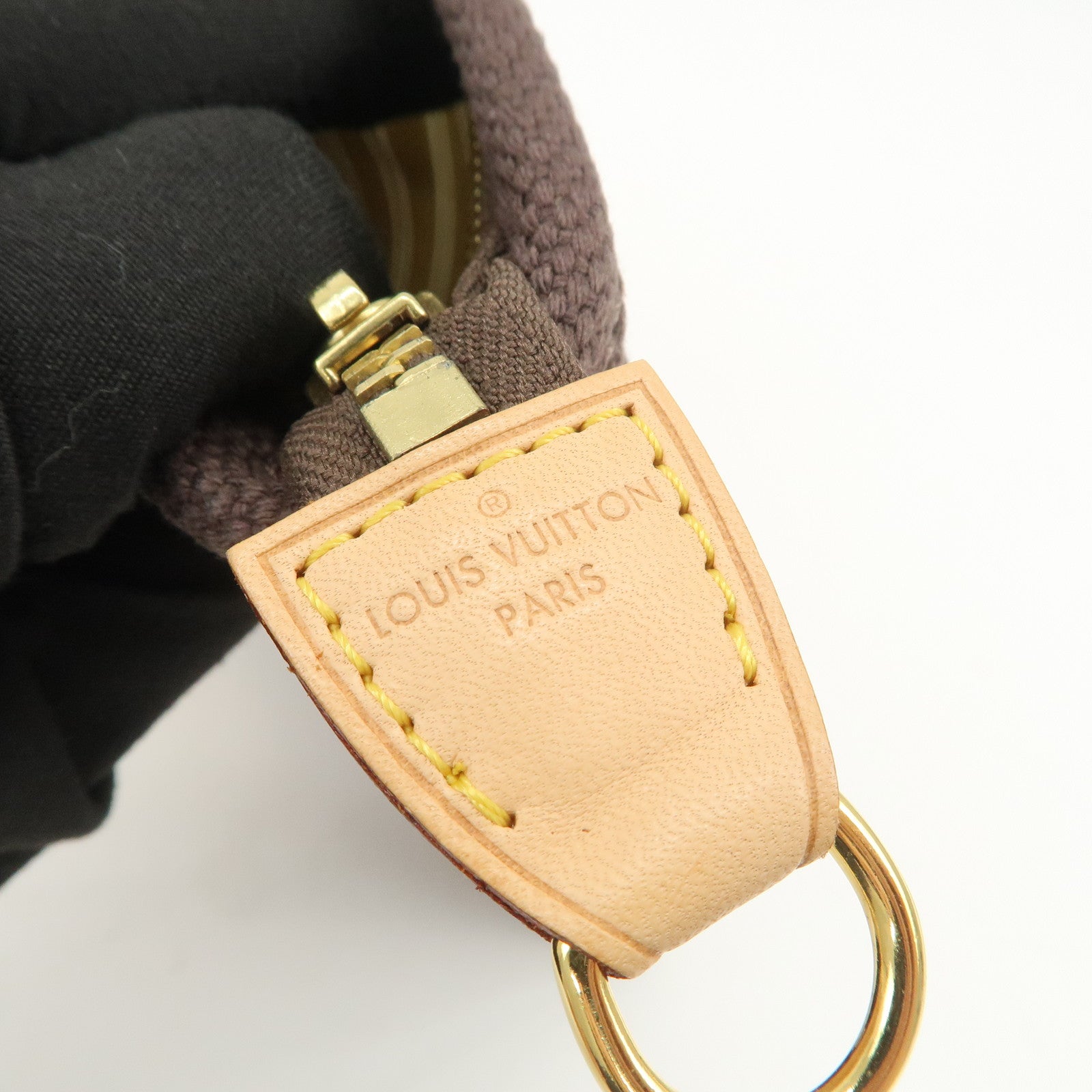 Louis Vuitton Set of 2 Antigua Pochette Plat PM Pouch M40068 M40069
