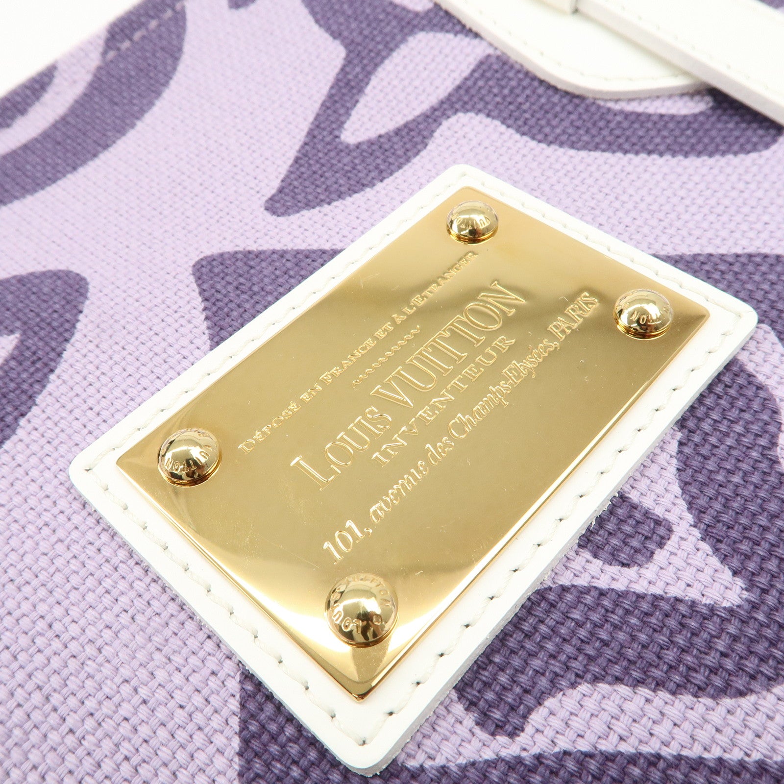 Louis Vuitton Cruise Line Canvas Tahitienne PM Tote Bag M95680