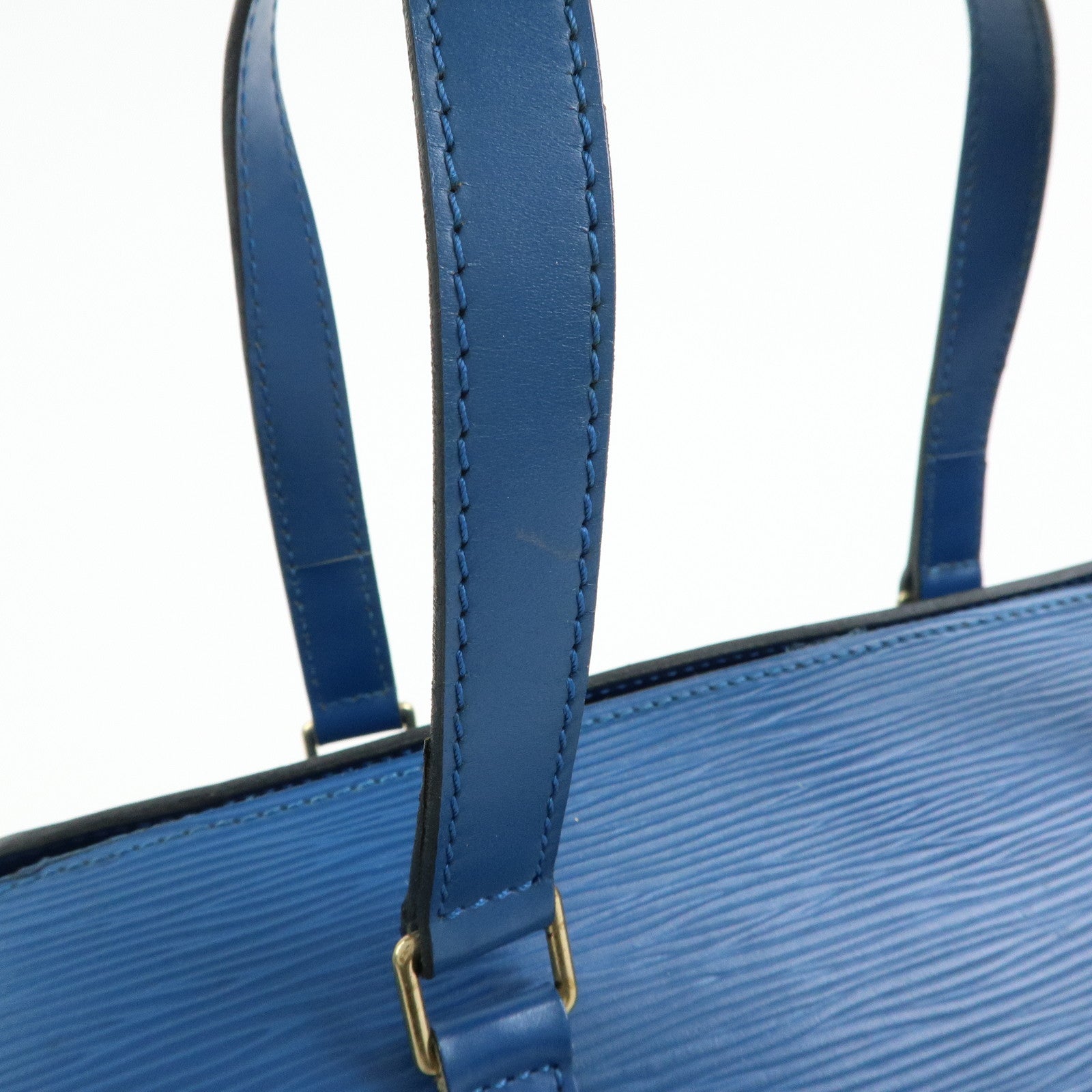 Louis Vuitton Epi Soufflot Shoulder Bag Hand Bag Toledo Blue M52225