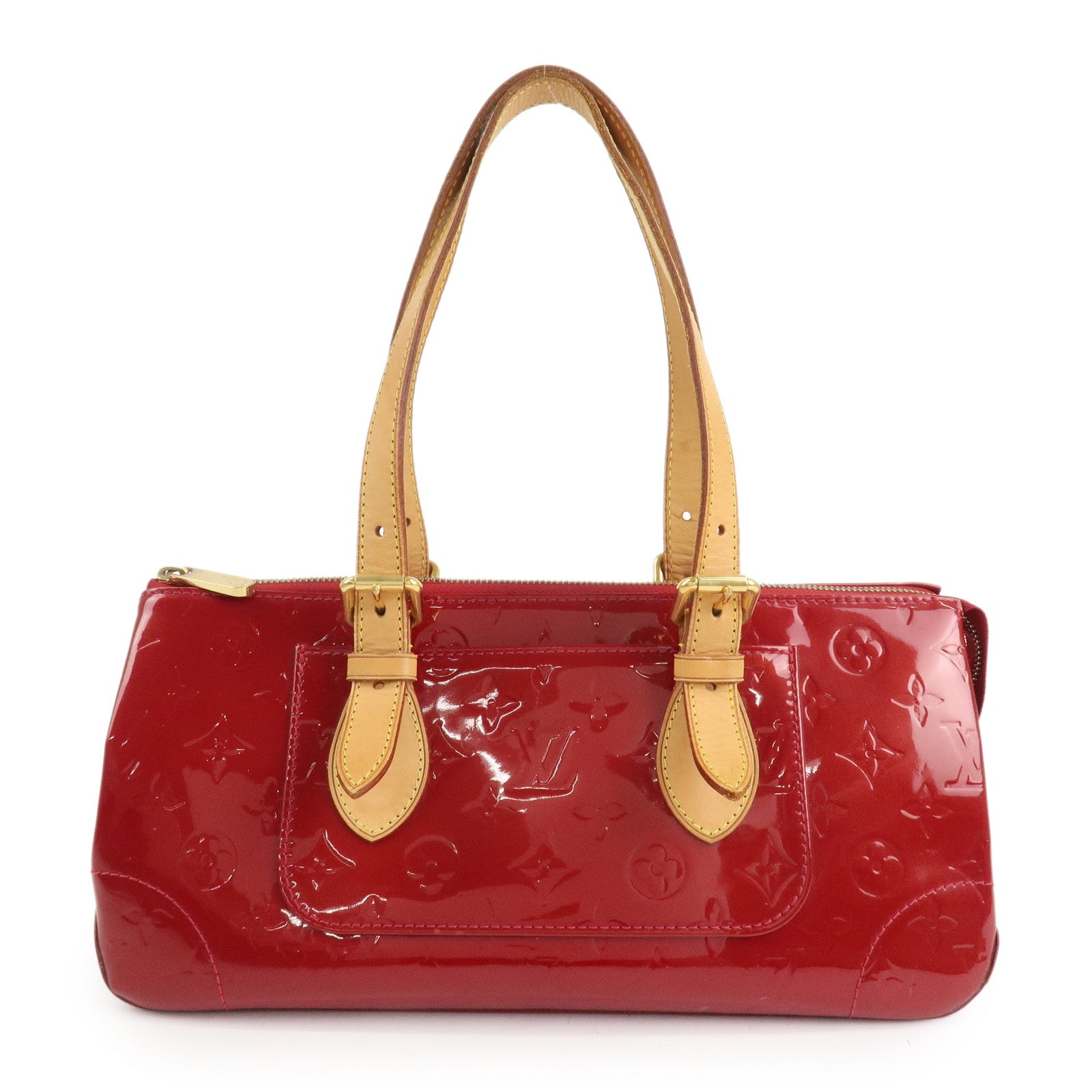 Louis Vuitton Vernis Rosewood Avenue Hand Bag Pomme D'Amour M93507 Used