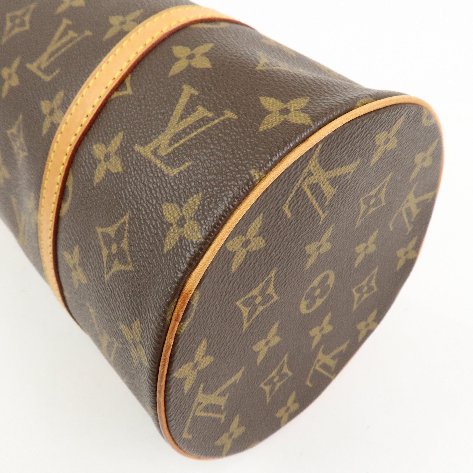Louis Vuitton Monogram Papillon 30 Hand Bag New Style Brown M51385