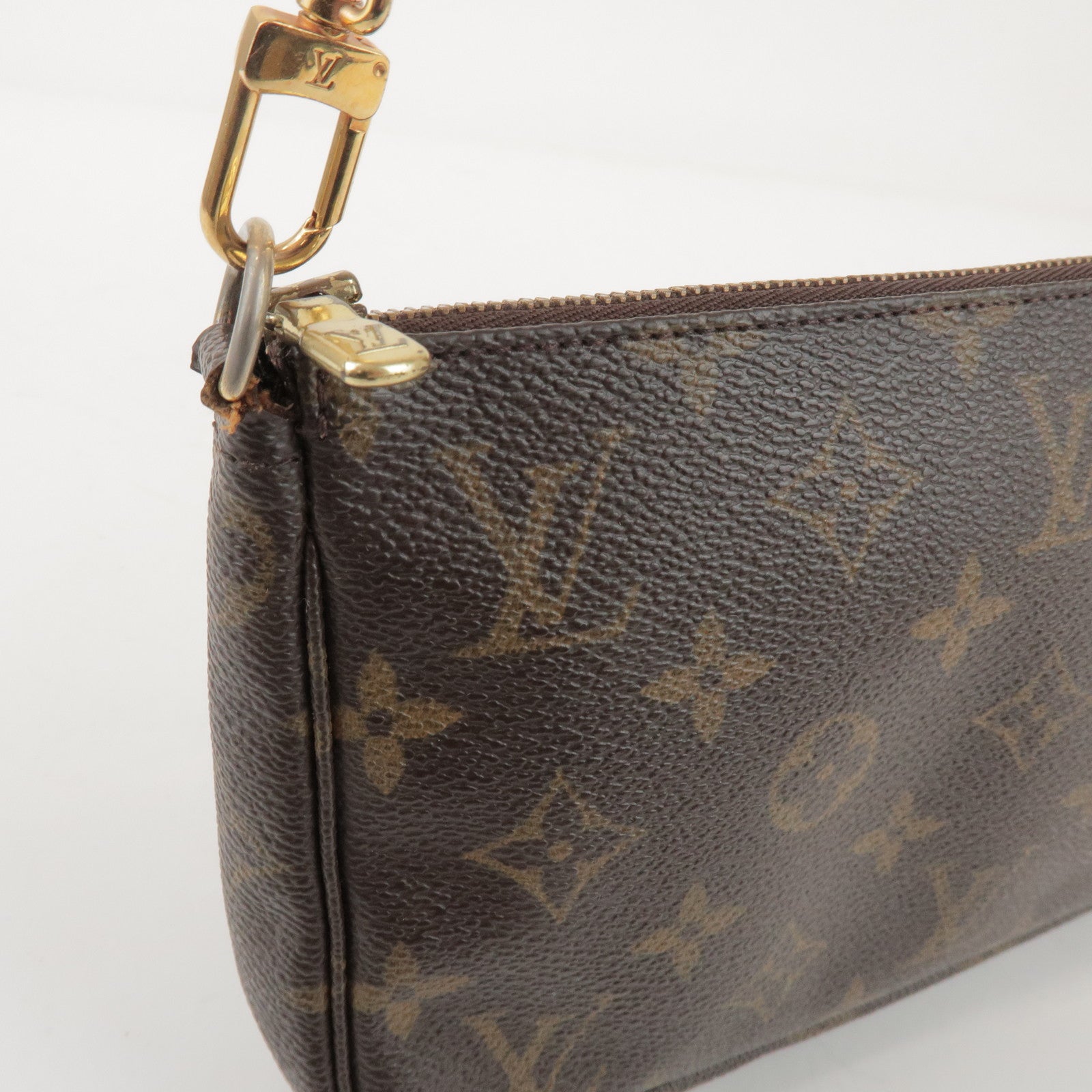 Louis Vuitton Monogram Pochette Accessoires Pouch Hand Bag M51980