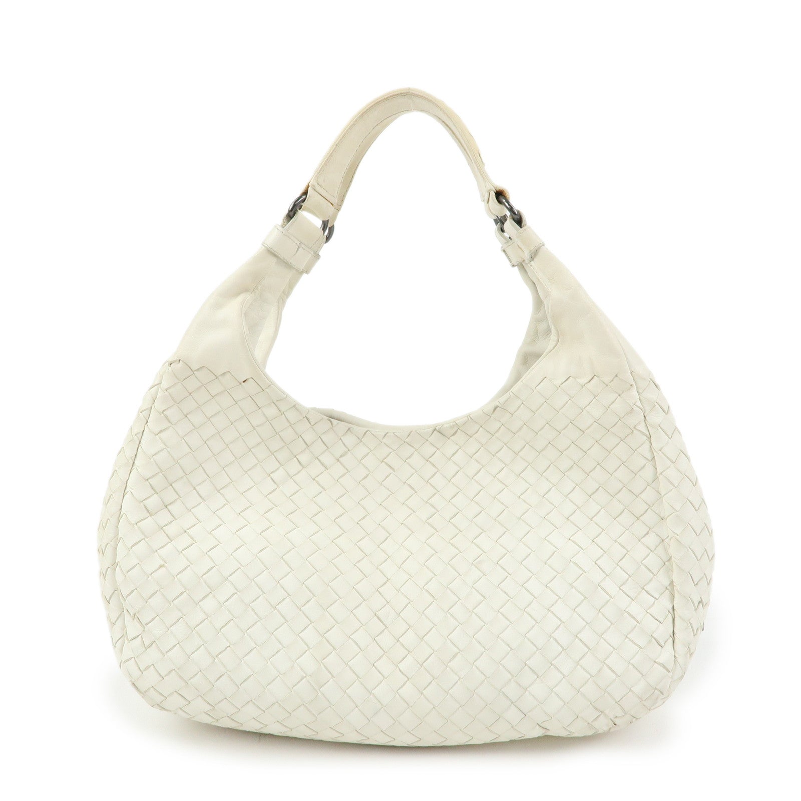 BOTTEGA VENETA Intrecciato Campana Leather Shoulder Bag 125787