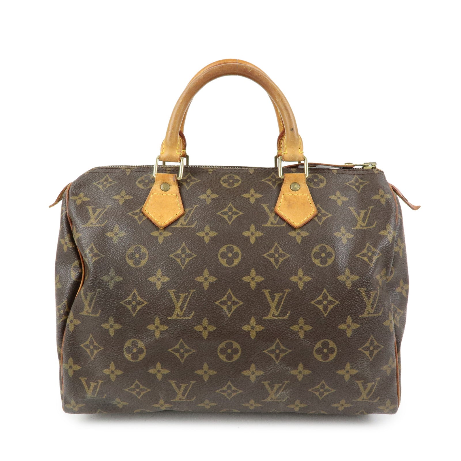 Louis Vuitton Monogram Speedy 30 Boston Bag Hand Bag Brown M41526