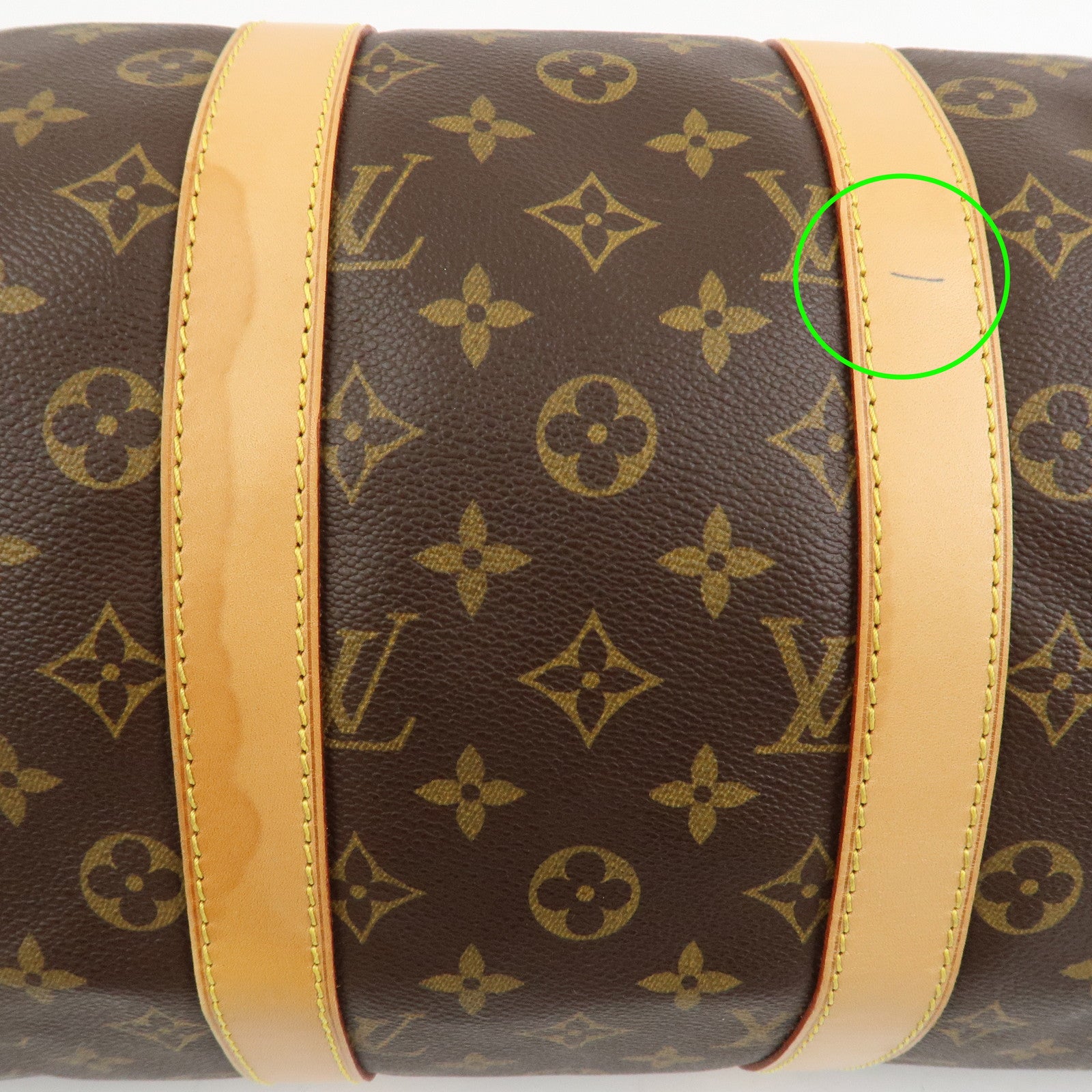 Louis Vuitton Monogram Keep All Bandouliere 45 Boston Bag M41418