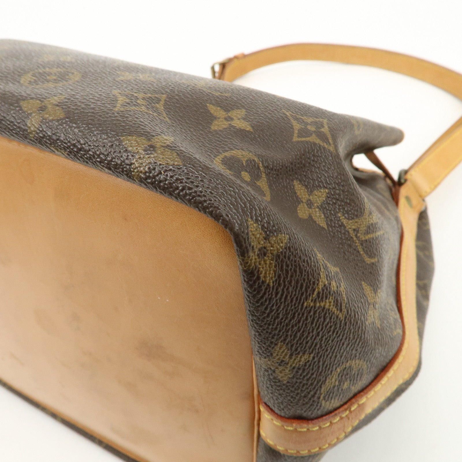 Louis Vuitton Monogram Petit Noe Shoulder Bag Brown M42226