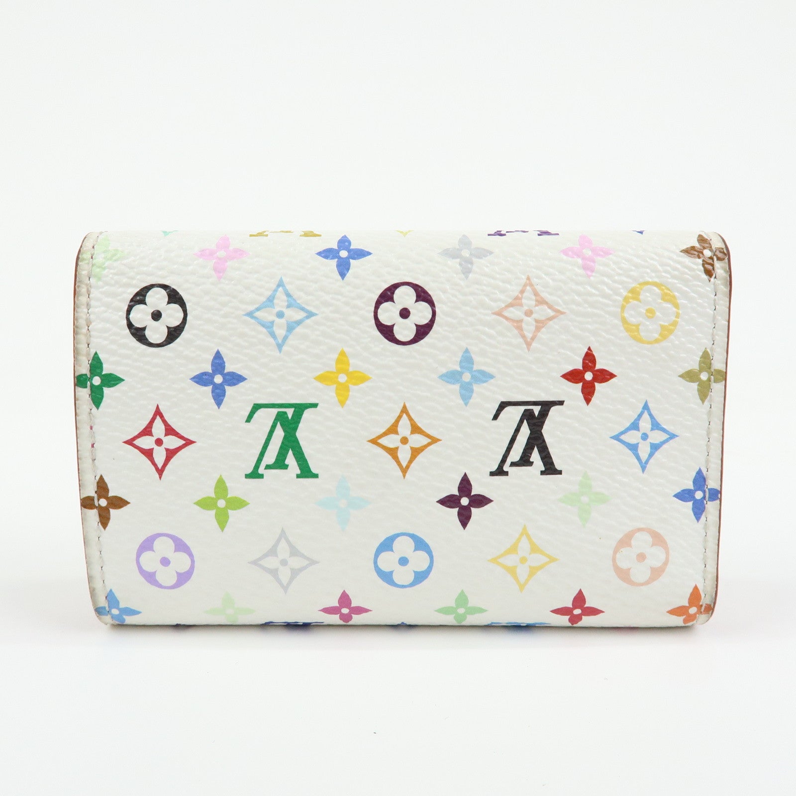 Louis Vuitton Monogram Multicles 6 Multicolor Key Case Blanc M14092