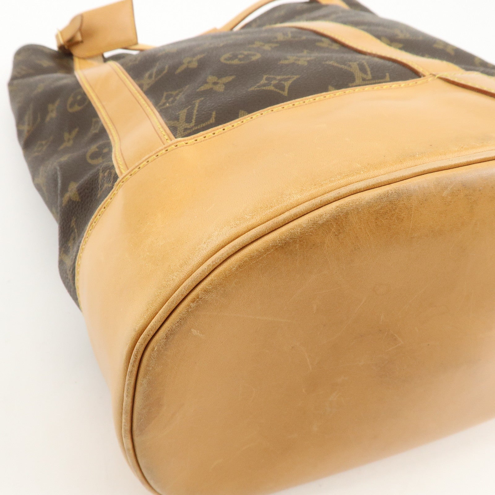 Louis Vuitton Monogram Randonnee GM Shoulder Bag Brown M42244