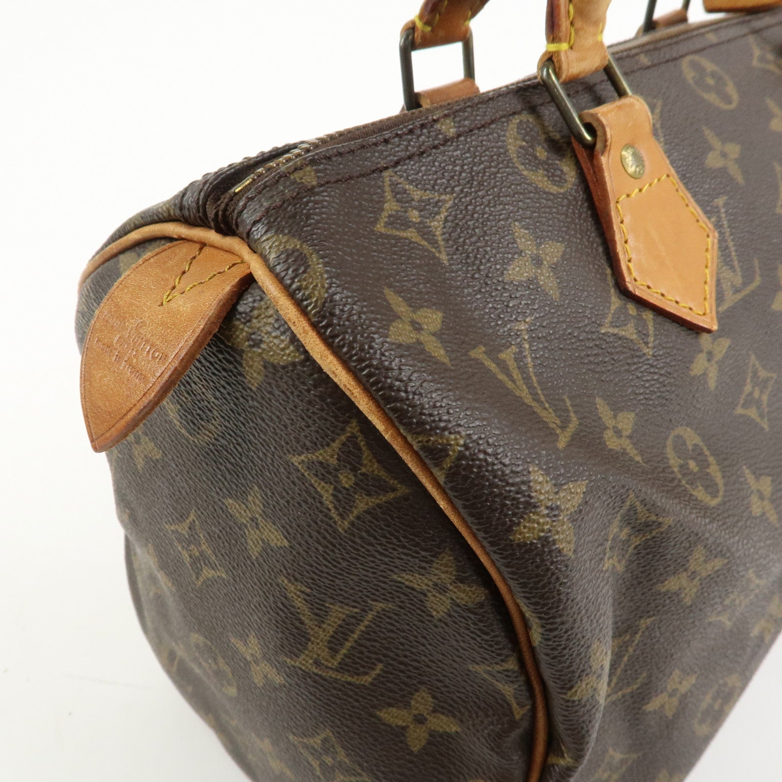 Louis Vuitton Monogram Speedy 30 Boston Bag Hand Bag Brown M41526