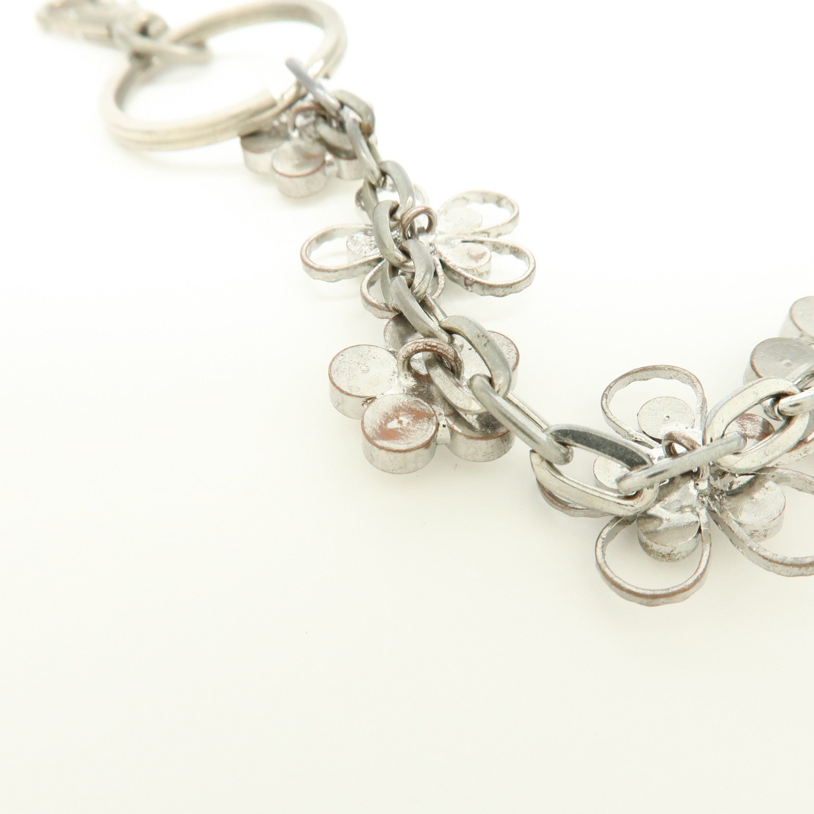 ANTEPRIMA Set of 4 PVC Wire Hand Bag Pouch Bag Charm Silver Gold