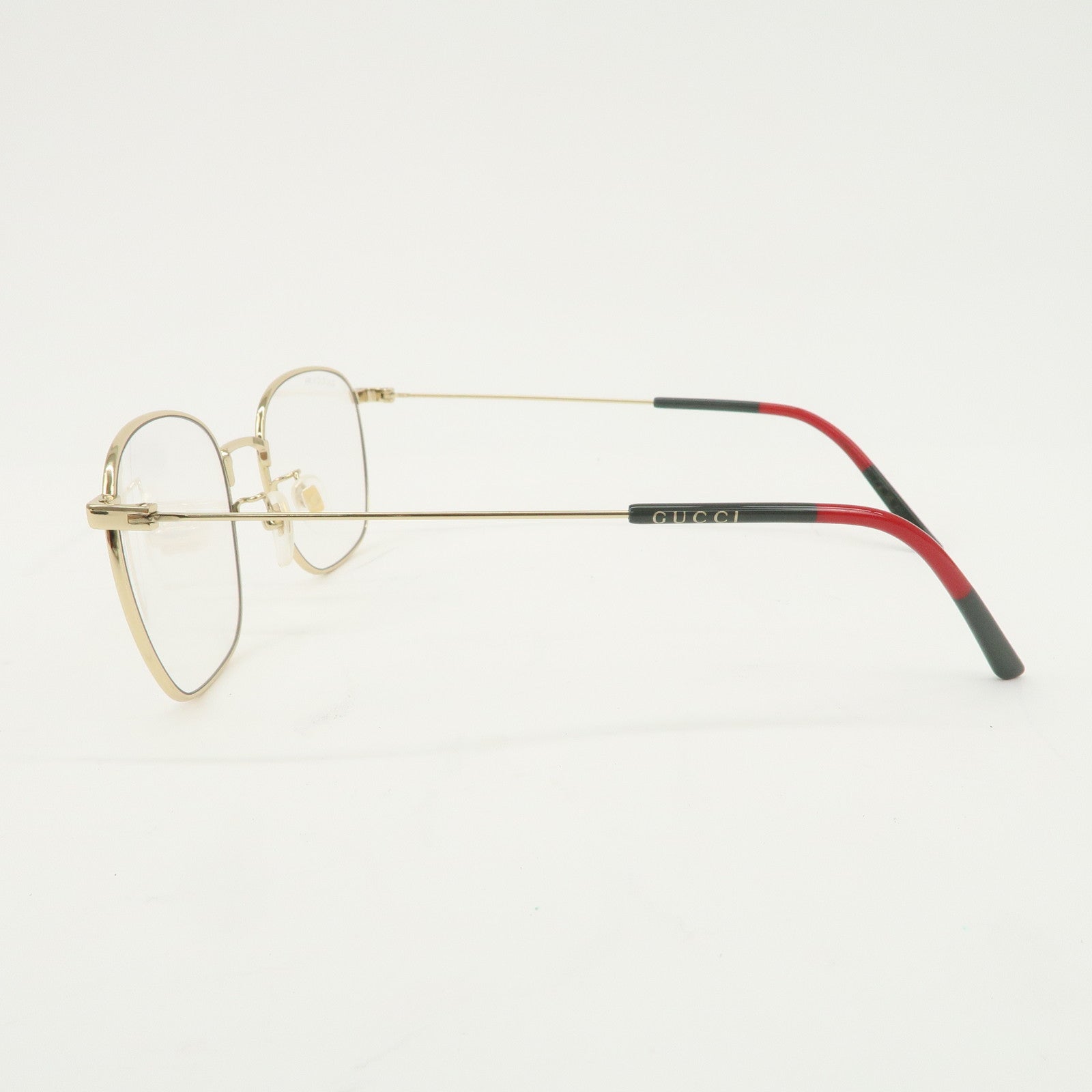 GUCCI Sherry Plastic Metal Glasses Gold GG0681S 001 54□20-150 L