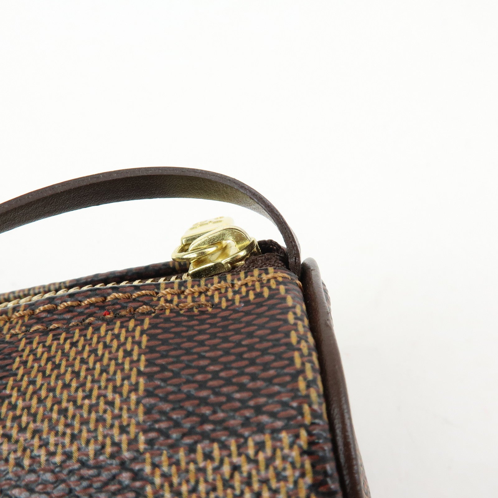 Louis Vuitton Damier Ebene Mini Pouch for Papillon Bag Brown