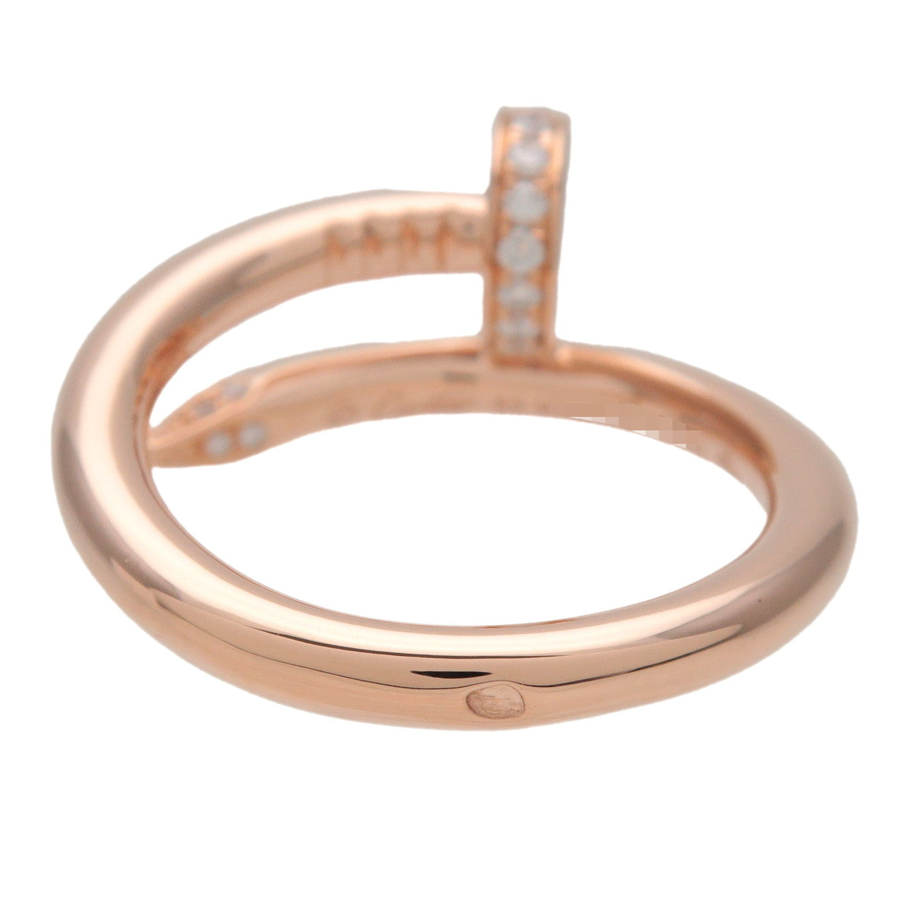 Cartier Juste un Clou Diamond Ring K18 750PG Rose Gold #52 US6.25