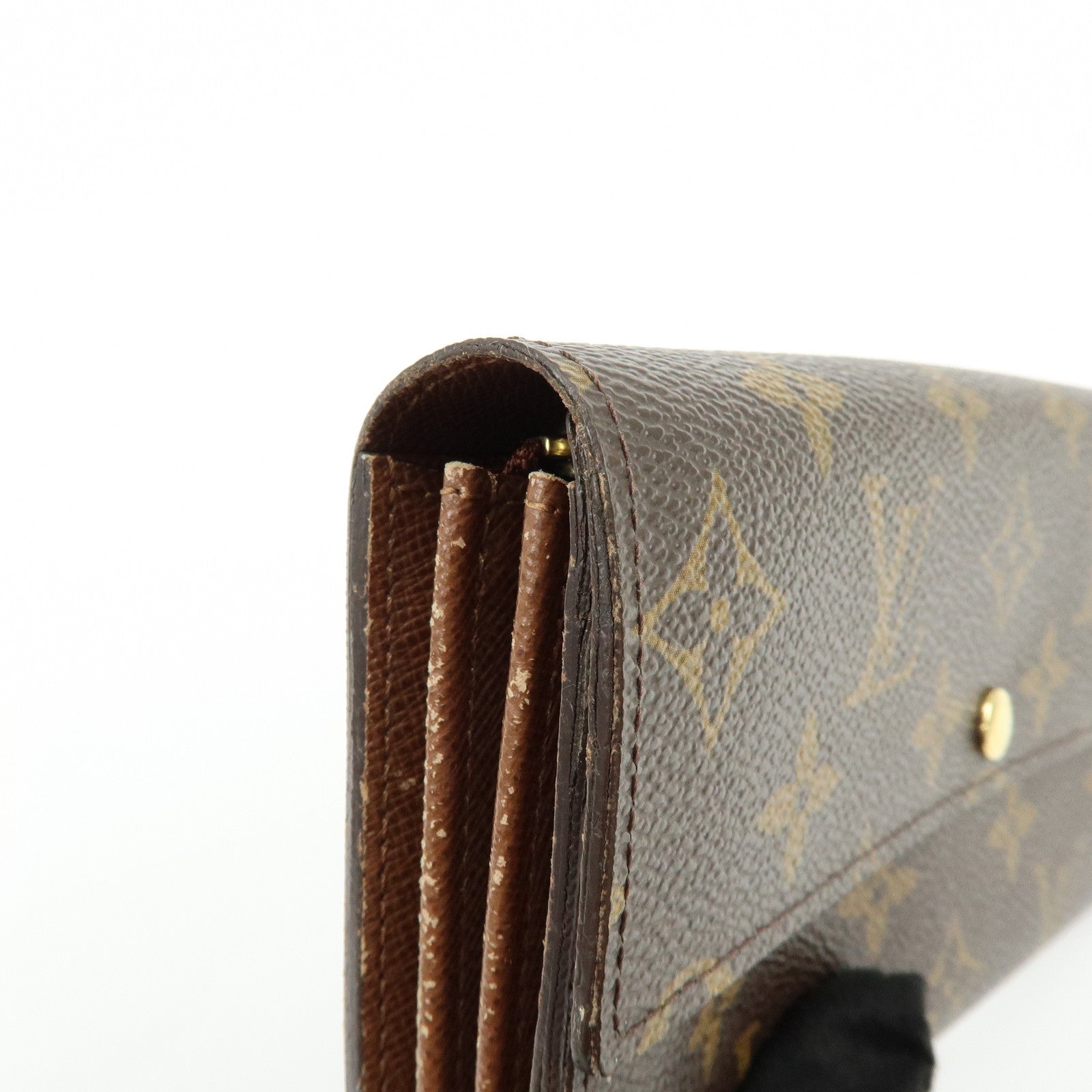 Louis Vuitton Monogram Portefeuille Sarah Long Wallet Brown M61734