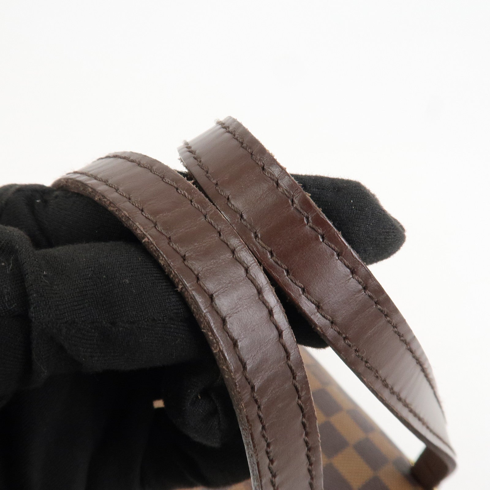 Louis Vuitton Damier Ebene Papillon 30 Hand Bag Brown N51303