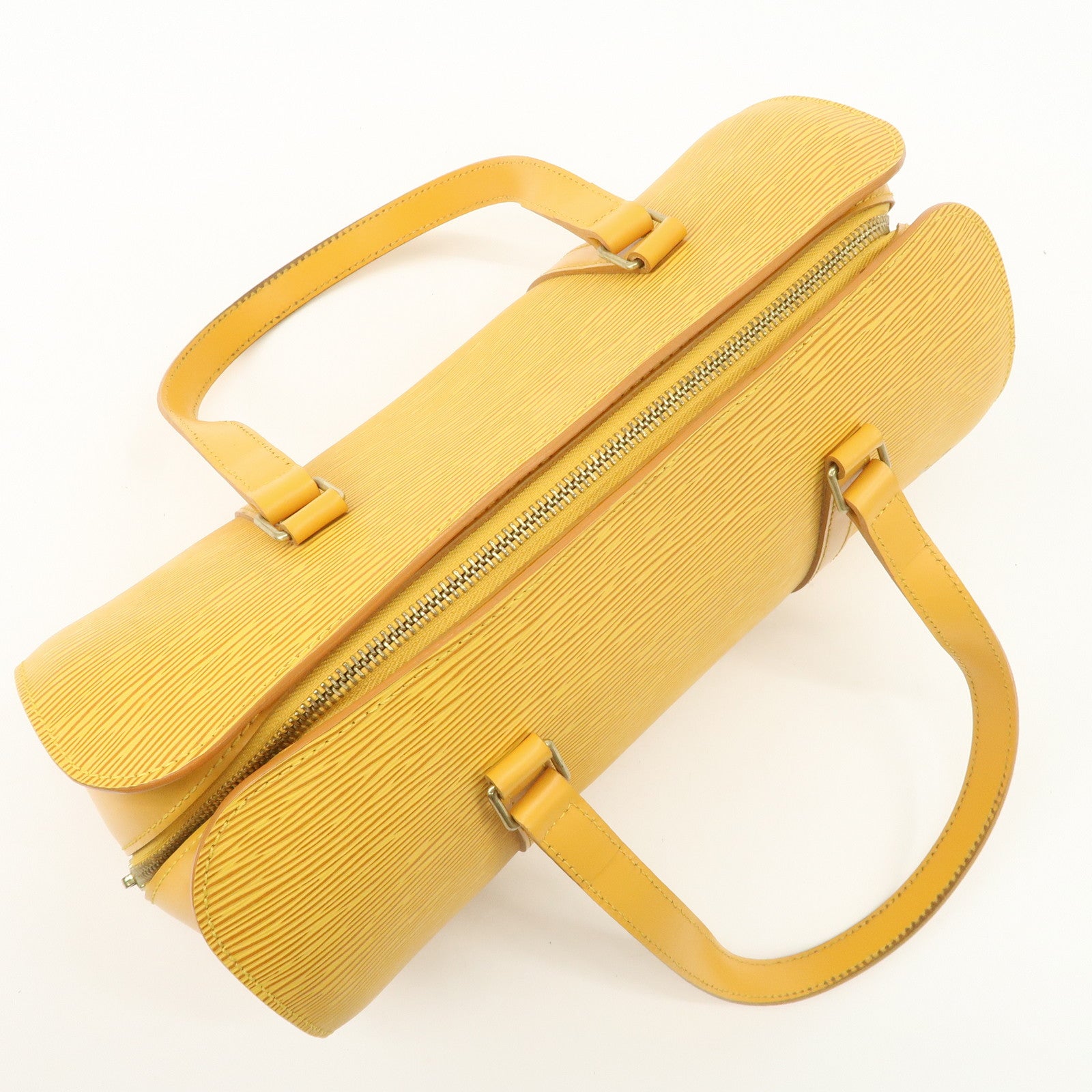 Louis Vuitton Soufflot Epi Leather Shoulder Bag Yellow M52229