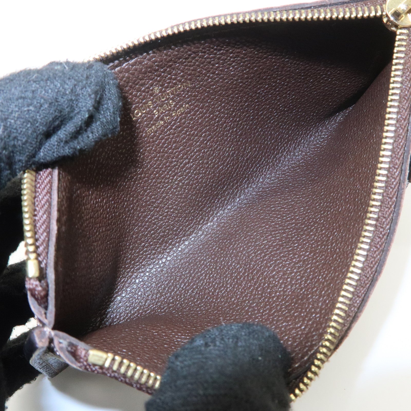 Louis Vuitton Empreinte Portefeuille Curieuse Pouch Brown M60300 Used