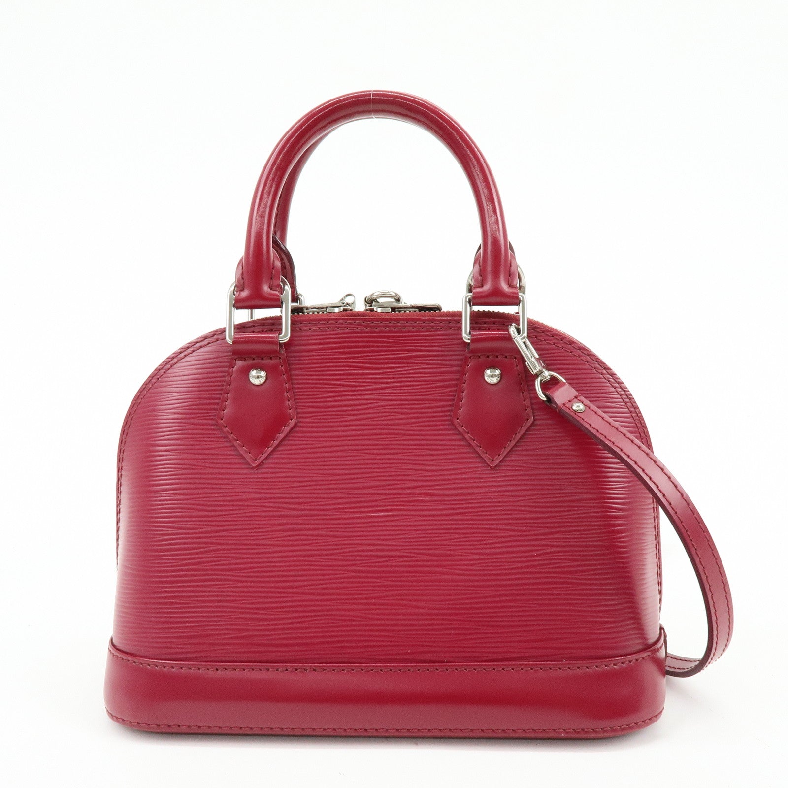 Louis Vuitton Epi Alma BB 2Way Hand Bag Shoulder Bag Fuchsia M40851